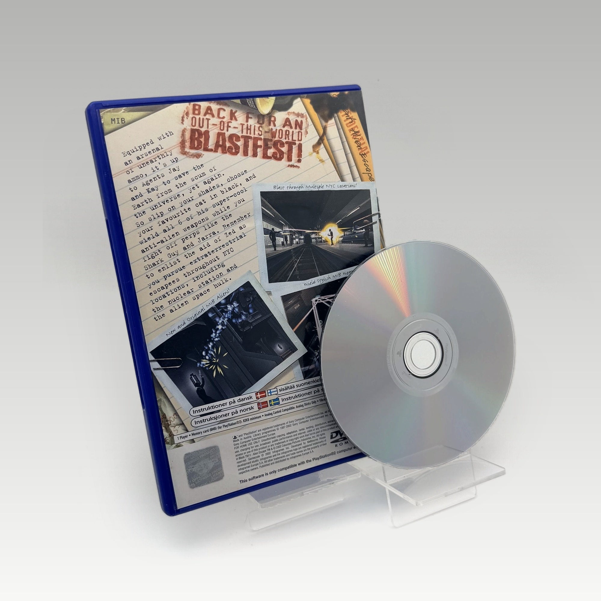 Men in Black II: Alien Escape • No Manual (PAL) - Image 2