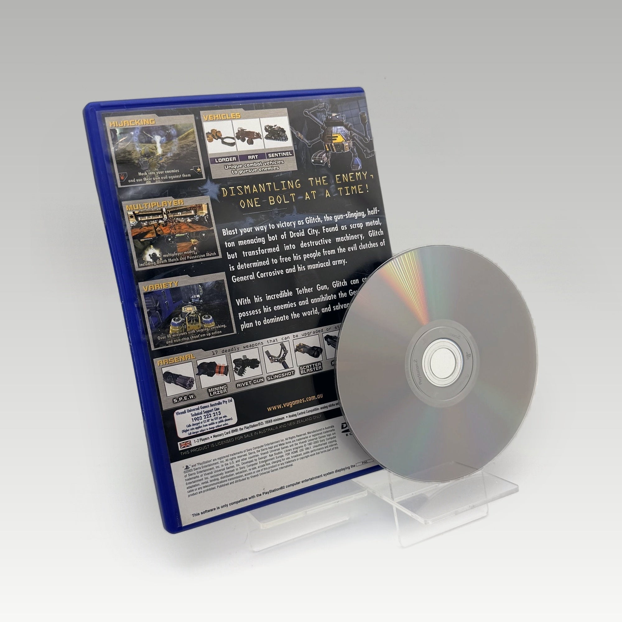 Metal Arms: Glitch in the System • No Manual (PAL) - Image 2