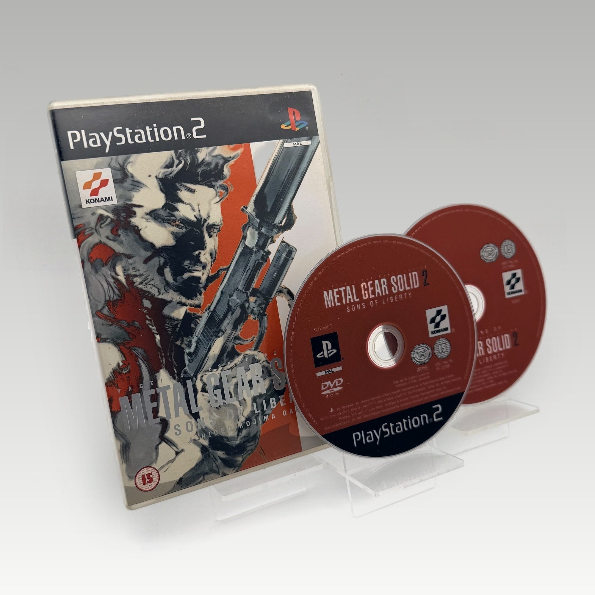 Metal Gear Solid 2: Sons of Liberty Bonus DVD Bundle • No Manual (PAL, Bonus DVD Bundle) - Image 1