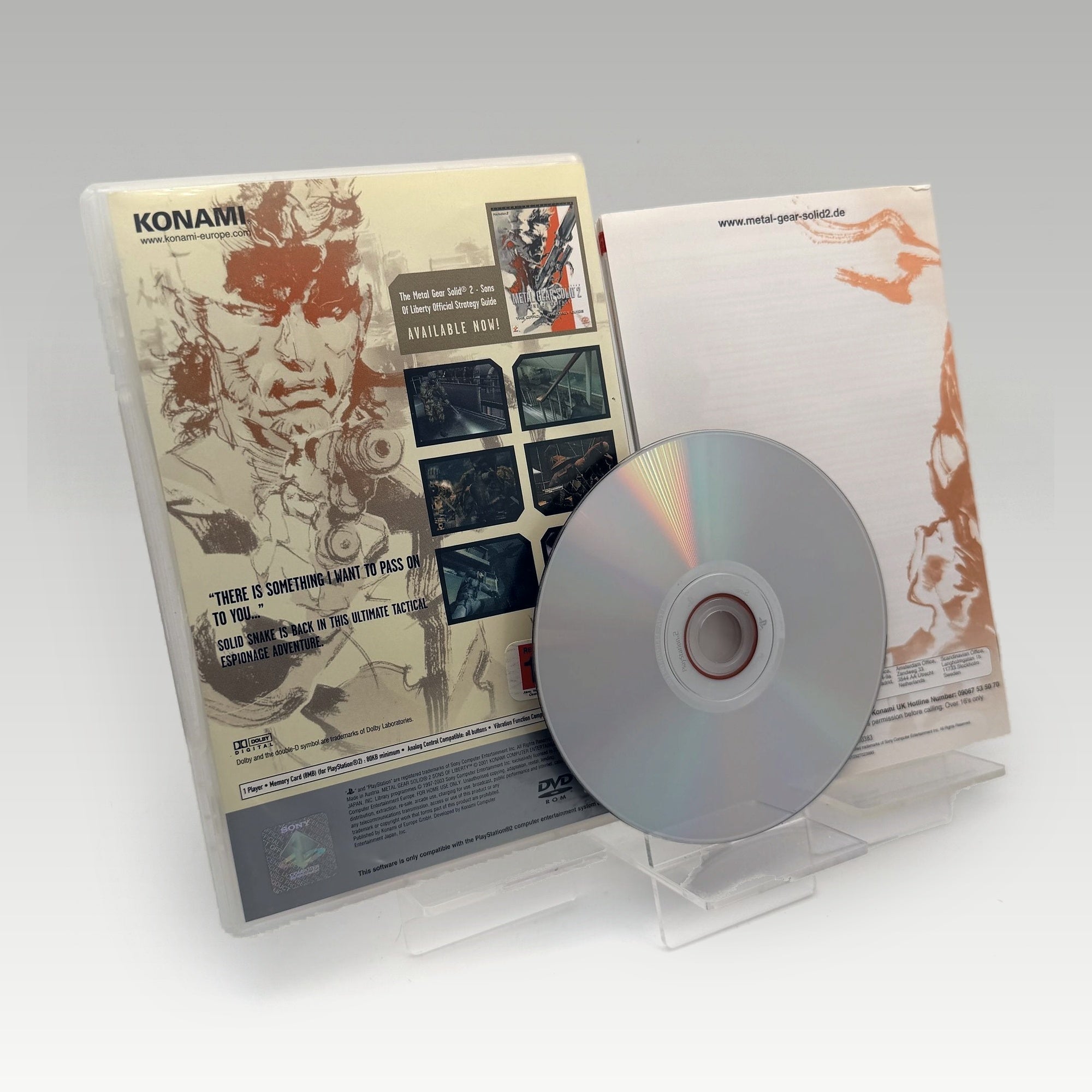 Metal Gear Solid 2: Sons of Liberty (Platinum) • CIB (PAL) - Image 2