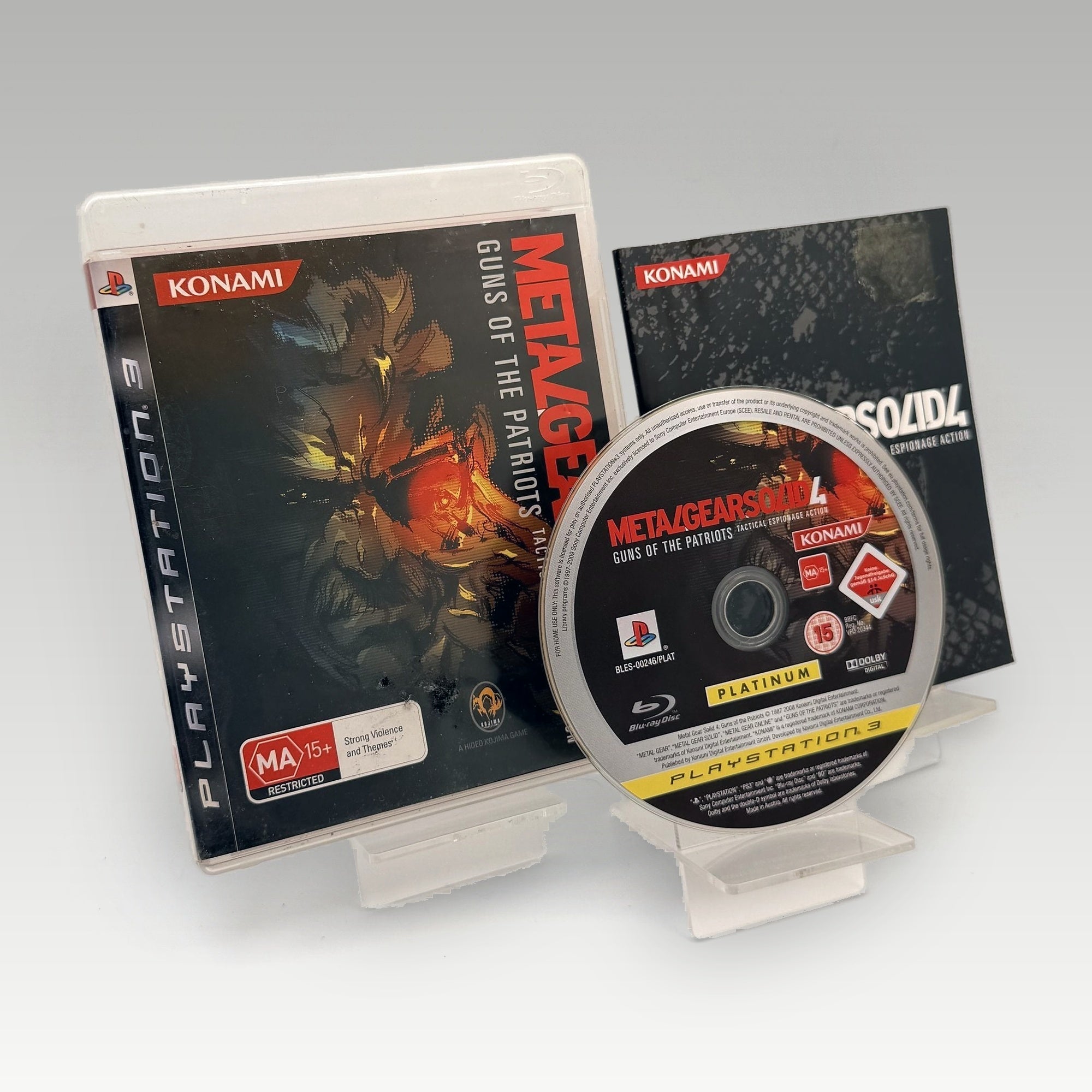 Metal Gear Solid 4: Guns of the Patriots (Platinum) • CIB (Region 4) - Image 1