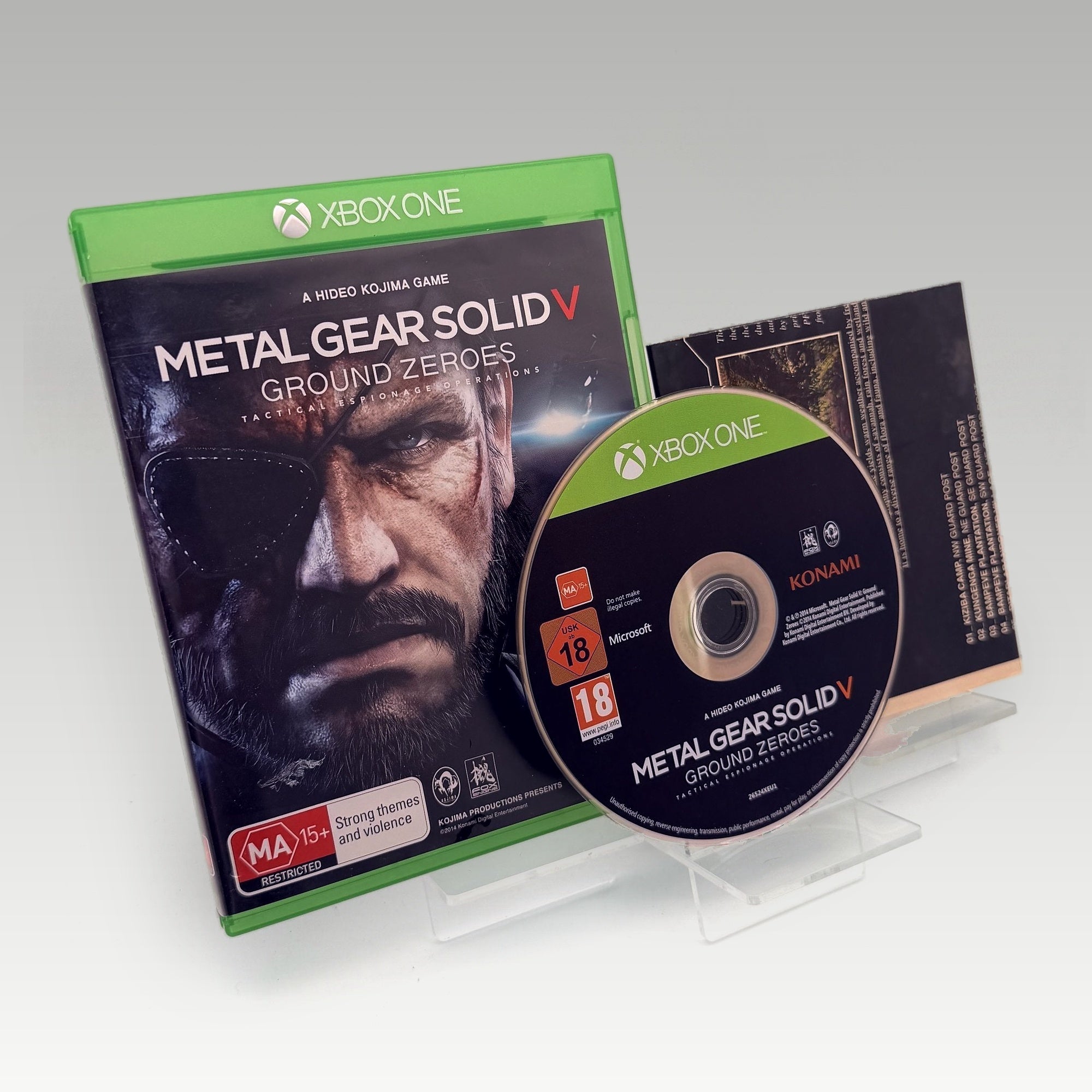 Metal Gear Solid V: Ground Zeroes + Map • CIB (Region 4, + Map) - Image 1
