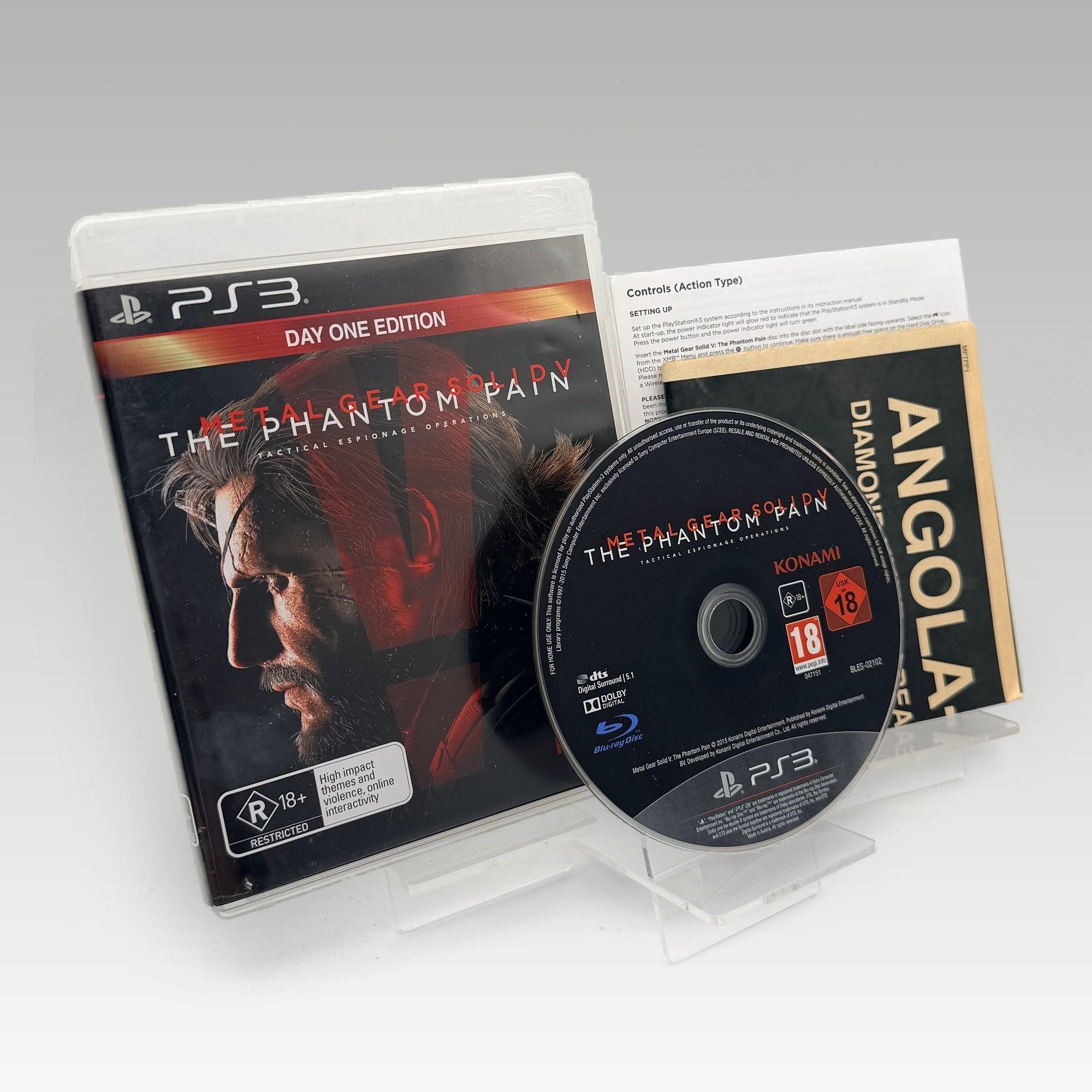 Metal Gear Solid V: The Phantom Pain Day One Edition + Map Day One Edition + Map • CIB (Region 4, Day One Edition + Map) - Image 1
