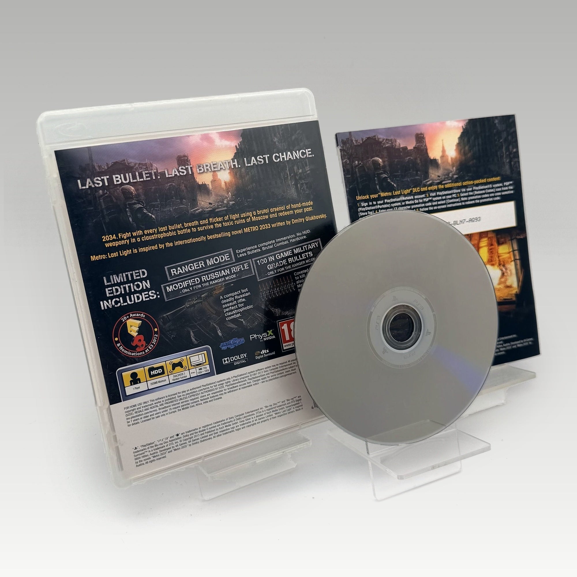 Metro: Last Light Limited Edition Limited Edition • CIB (Region 2, Limited Edition) - Image 2