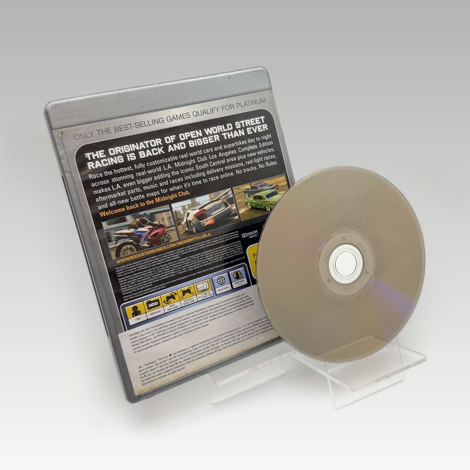 Midnight Club: Los Angeles Complete Edition Platinum • No Manual (Region 2, Complete Edition Platinum) - Image 2