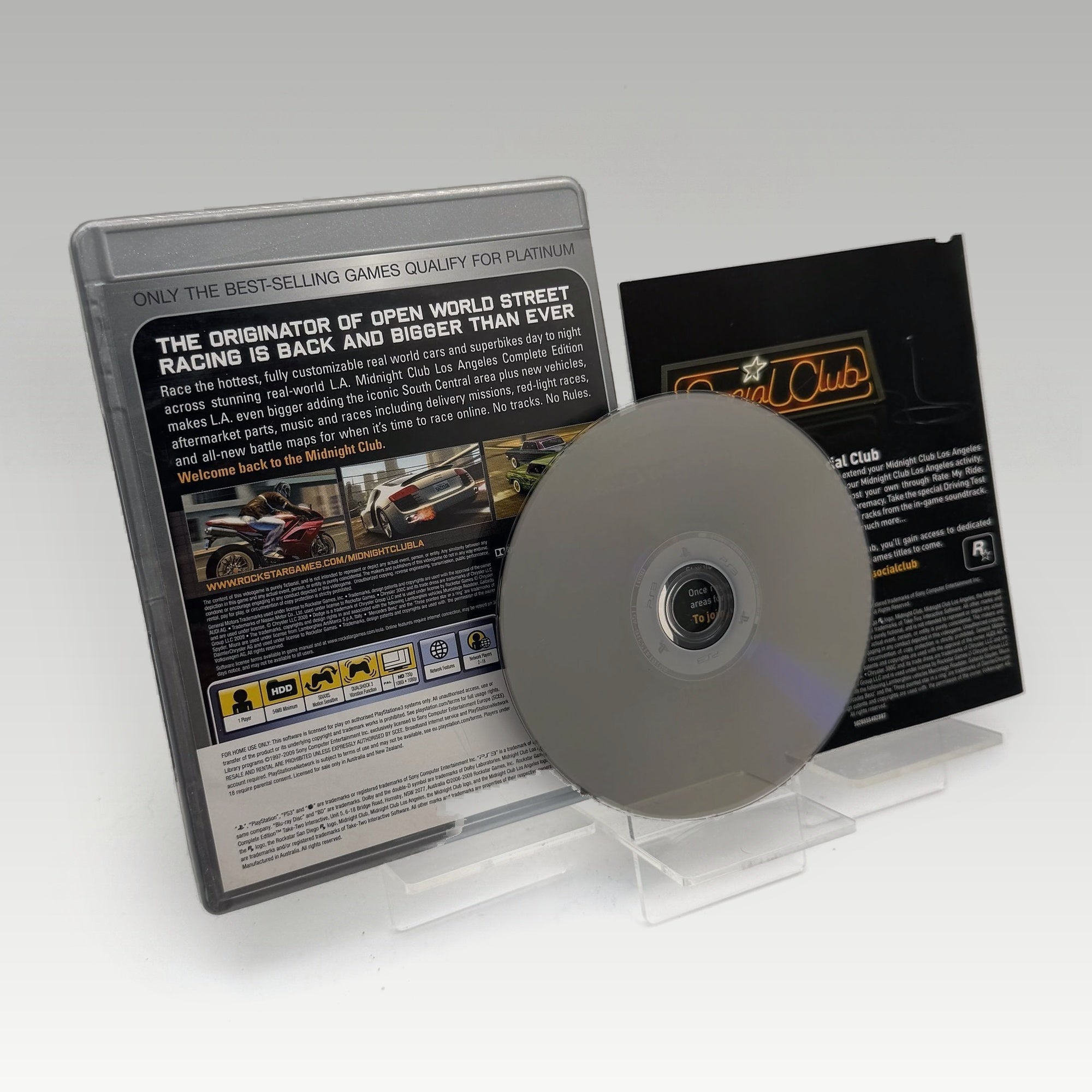 Midnight Club: Los Angeles (Platinum) Complete Edition • CIB (Region 4, Complete Edition) - Image 2