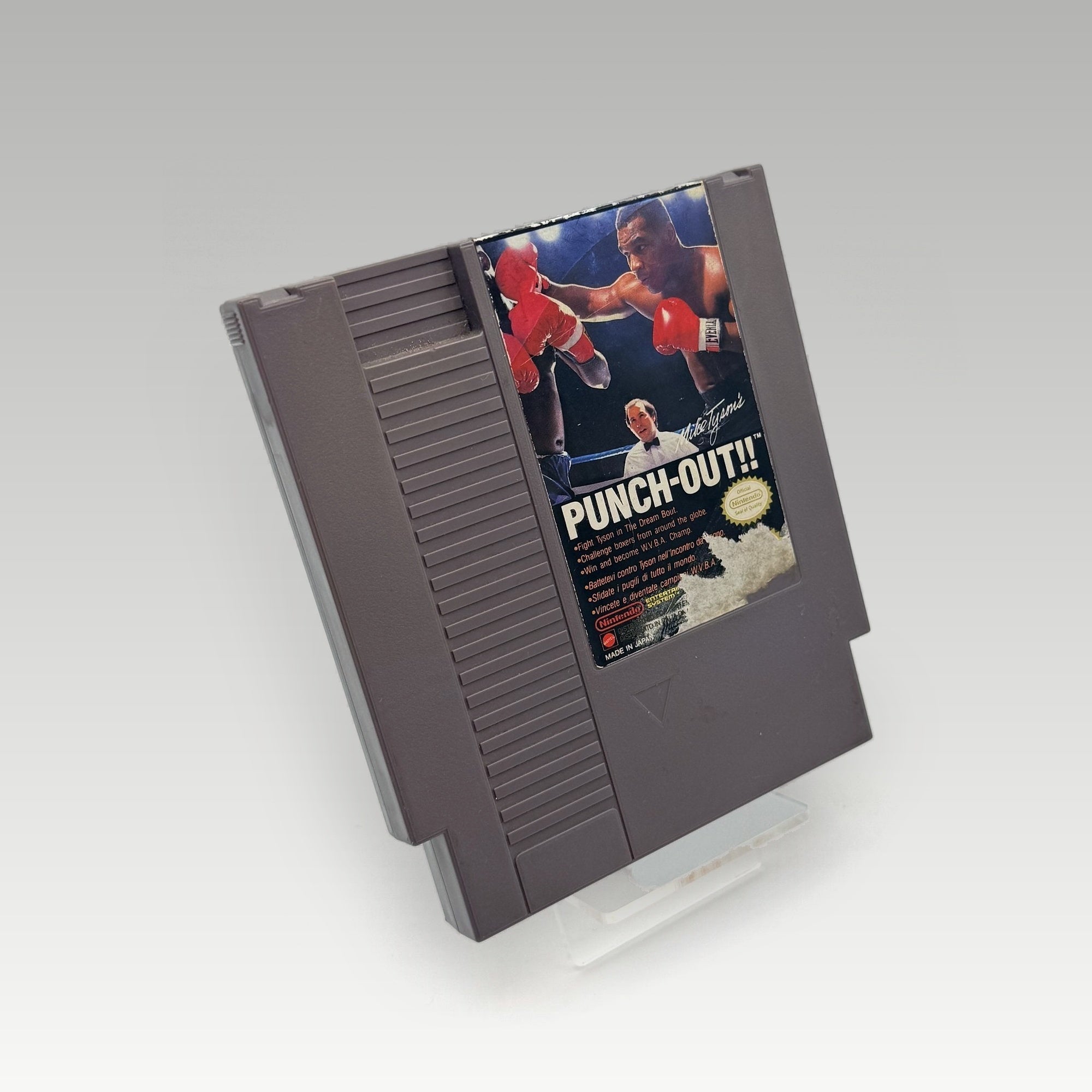 Mike Tyson's Punch-Out!! Sticker Damage • Loose (PAL, Sticker Damage) - Image 1