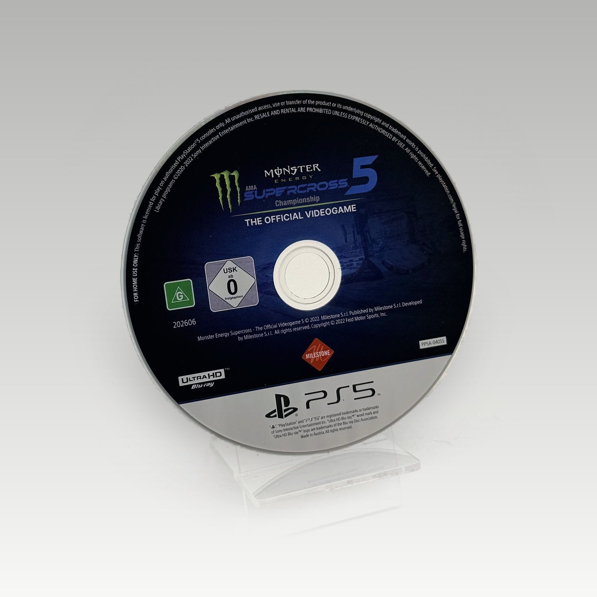 Monster Energy Supercross 5: The Official Videogame • Loose (Region 4) - Image 1