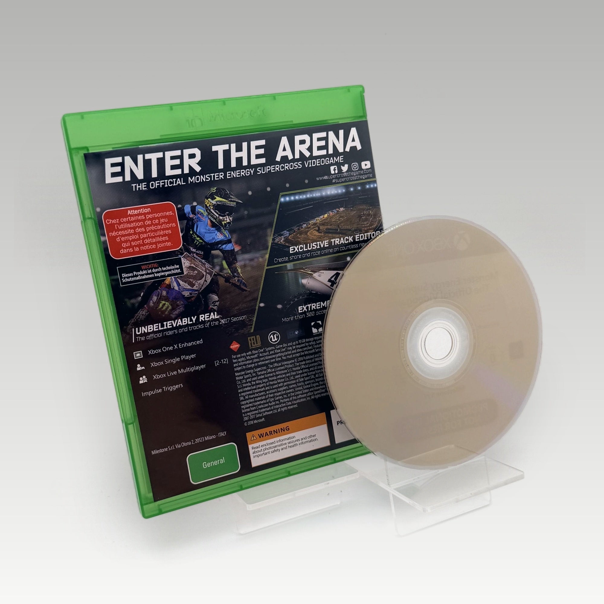 Monster Energy Supercross: The Official Videogame (Not For Resale) Promo • CIB (PAL, Promo) - Image 2