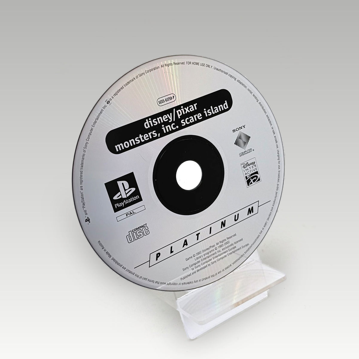 Monsters, Inc. Scare Island (Platinum) • Loose (PAL) - Image 1