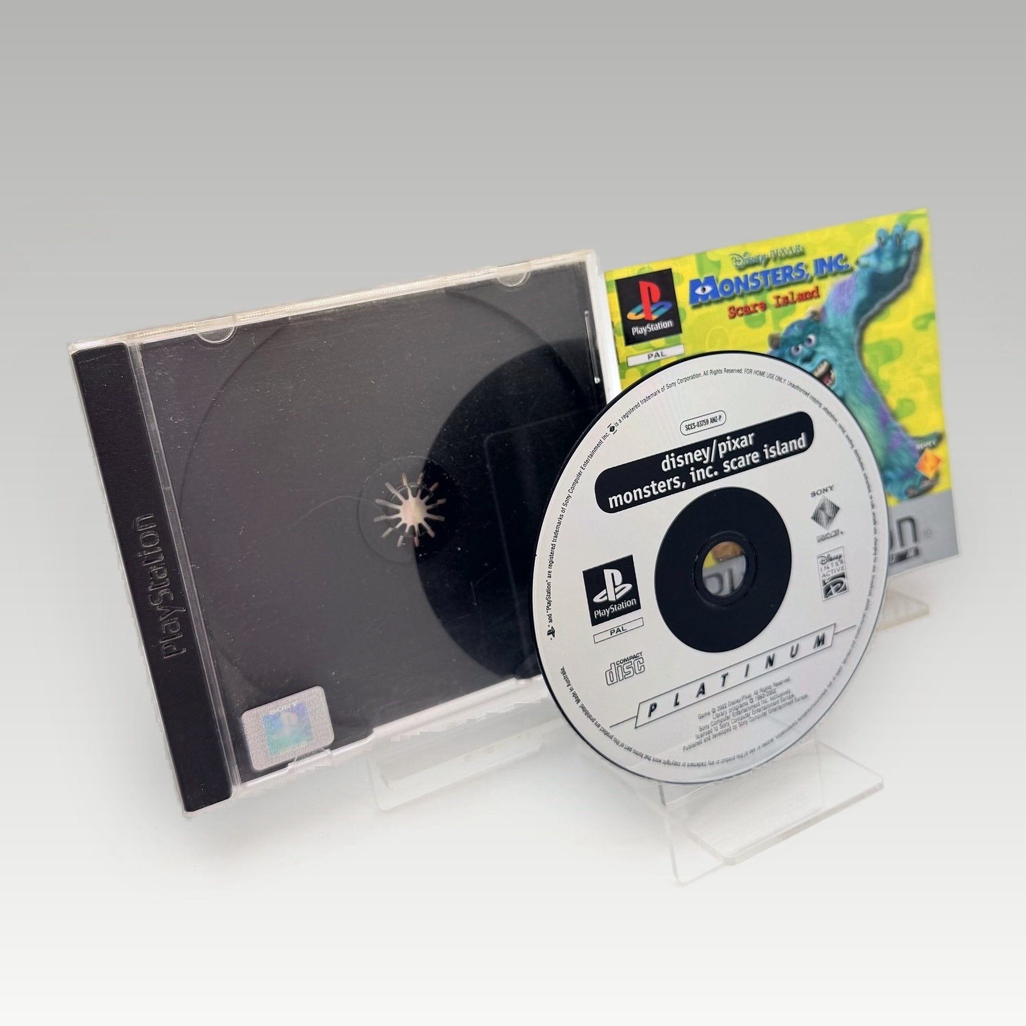 Monsters, Inc. Scream Team (Platinum) No Cover Art • CIB (PAL, No Cover Art) - Image 2