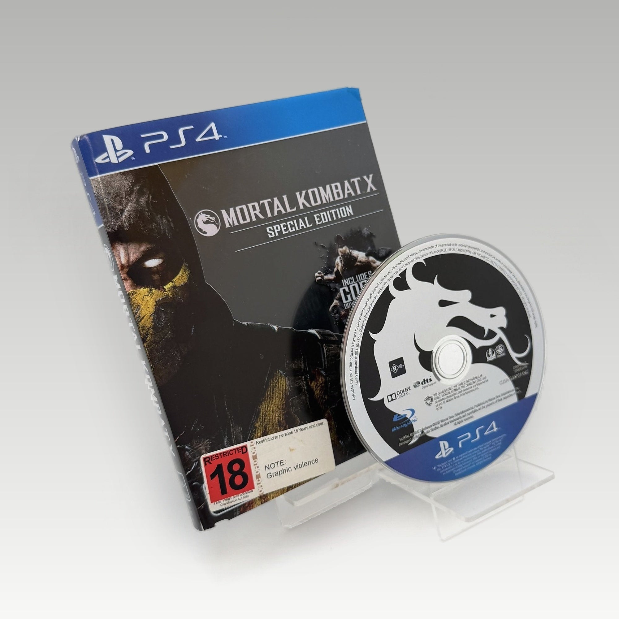 Mortal Kombat X Special Steelbook Edition • CIB (Region 4, Special Steelbook Edition) - Image 1