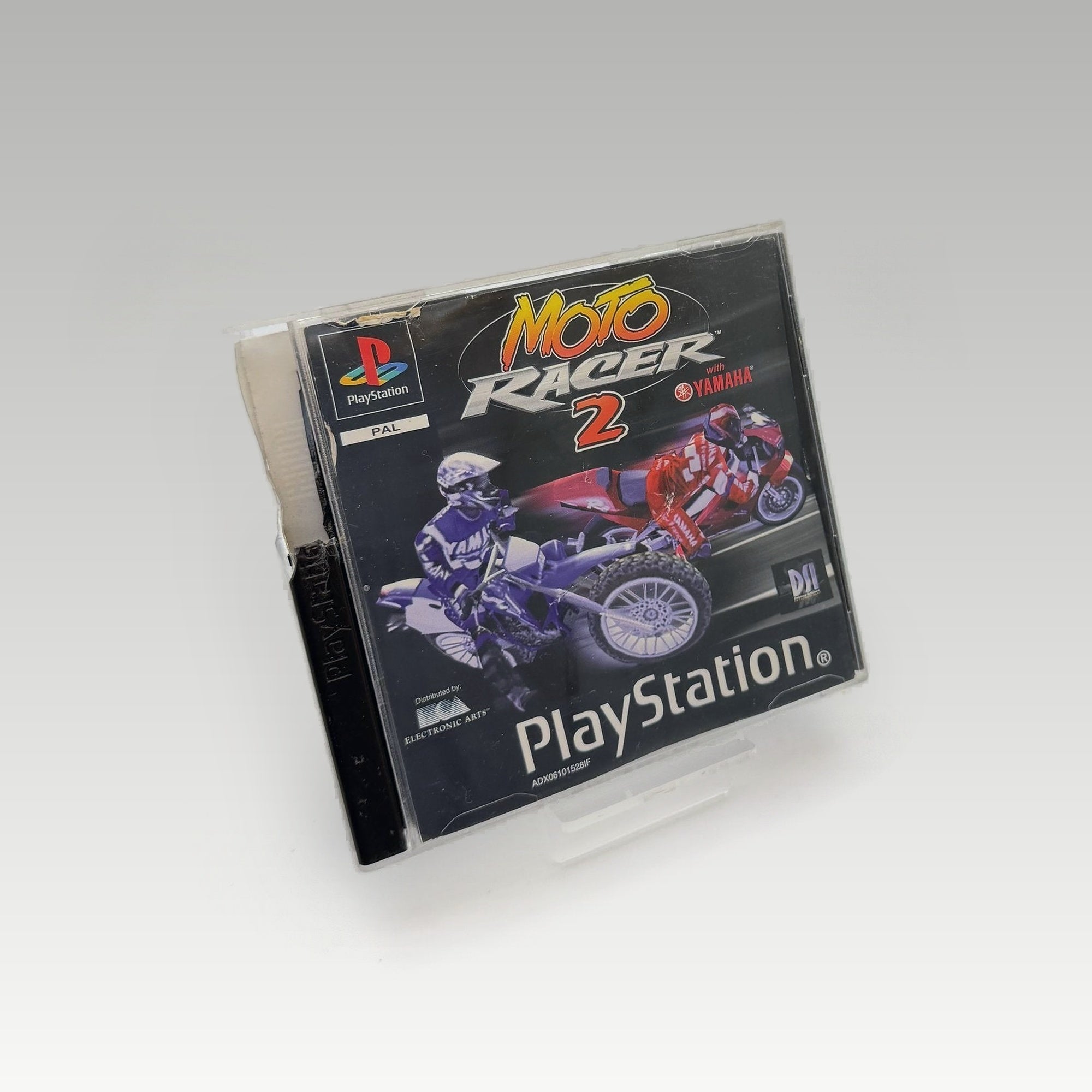 Moto Racer 2 Case Damage • CIB (PAL, Case Damage) - Image 1