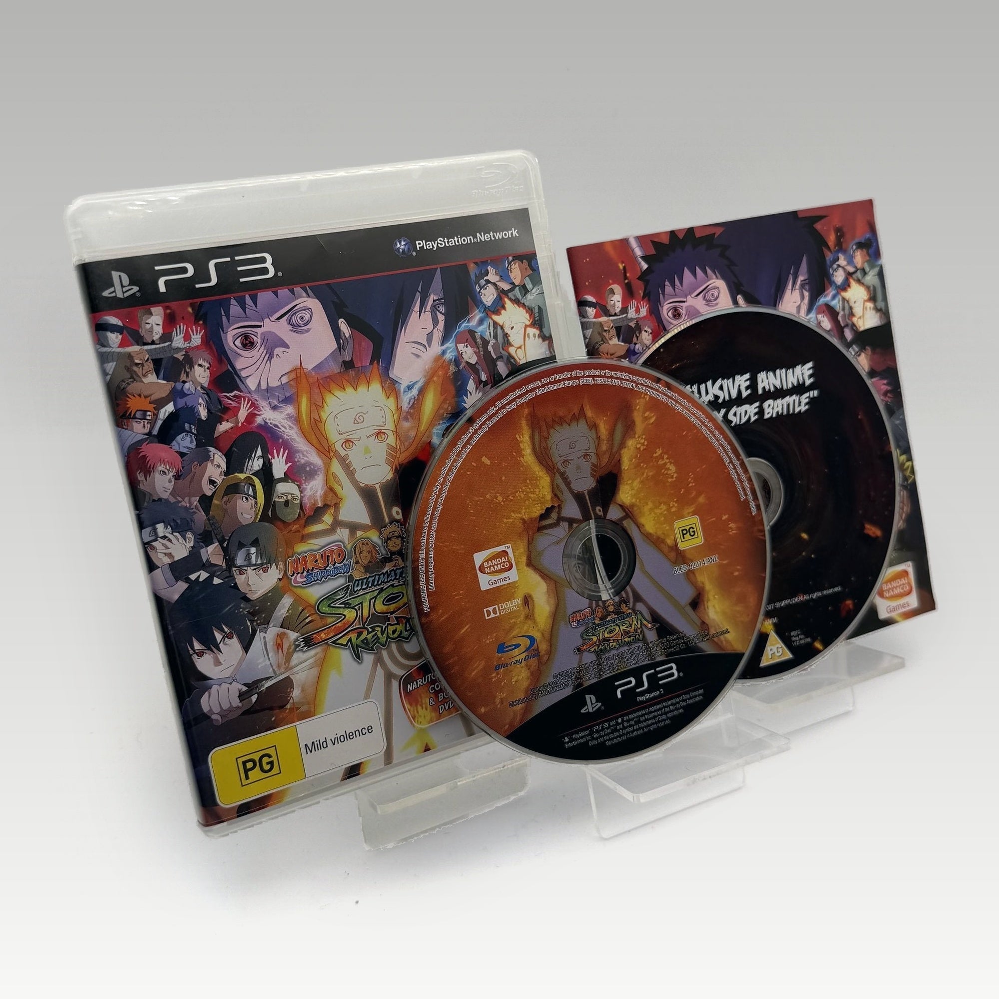 Naruto Shippuden: Ultimate Ninja Storm Revolution Bonus DVD Bundle • CIB (Region 4, Bonus DVD Bundle) - Image 1