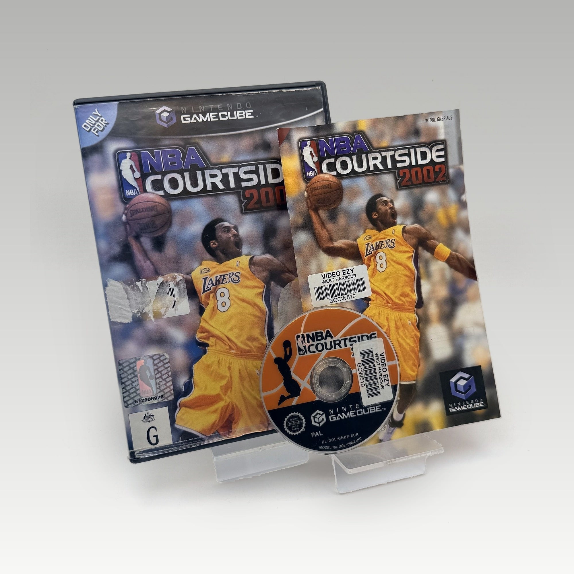 NBA Courtside 2002 • CIB • Ex-Rental (PAL) - Image 1