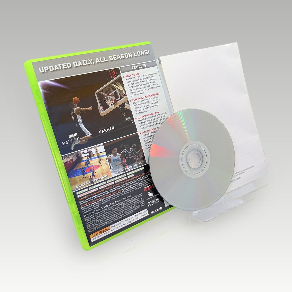 NBA Live 09 • CIB (PAL) - Back Cover | Yappa NZ