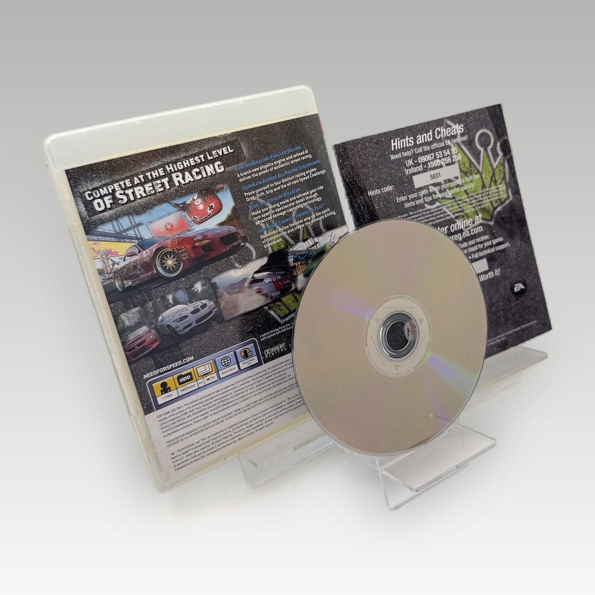 Need for Speed: ProStreet • CIB (Region 2) - Back Cover | Yappa NZ