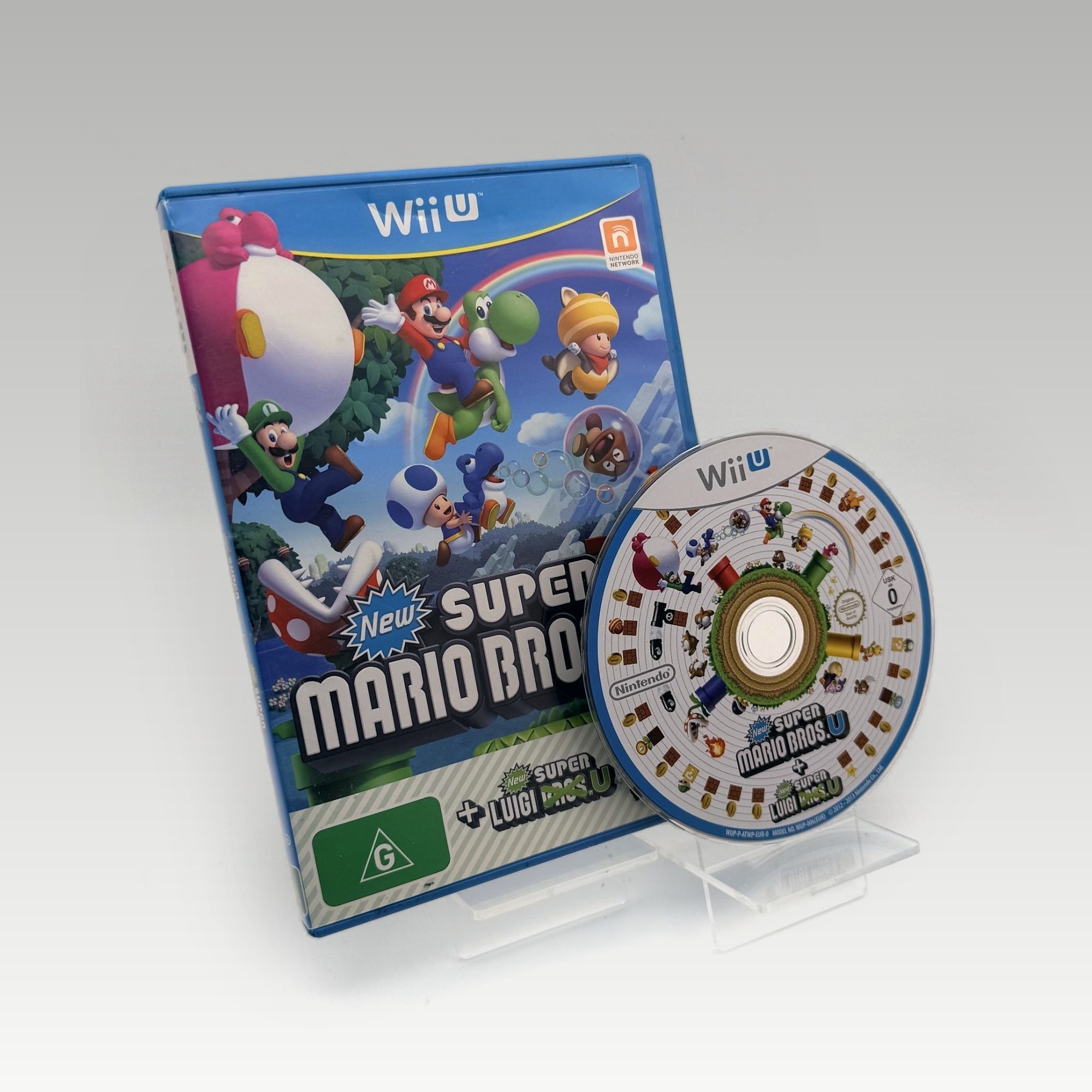 New Super Mario Bros. U + New Super Luigi U • No Manual (PAL) - Image 1