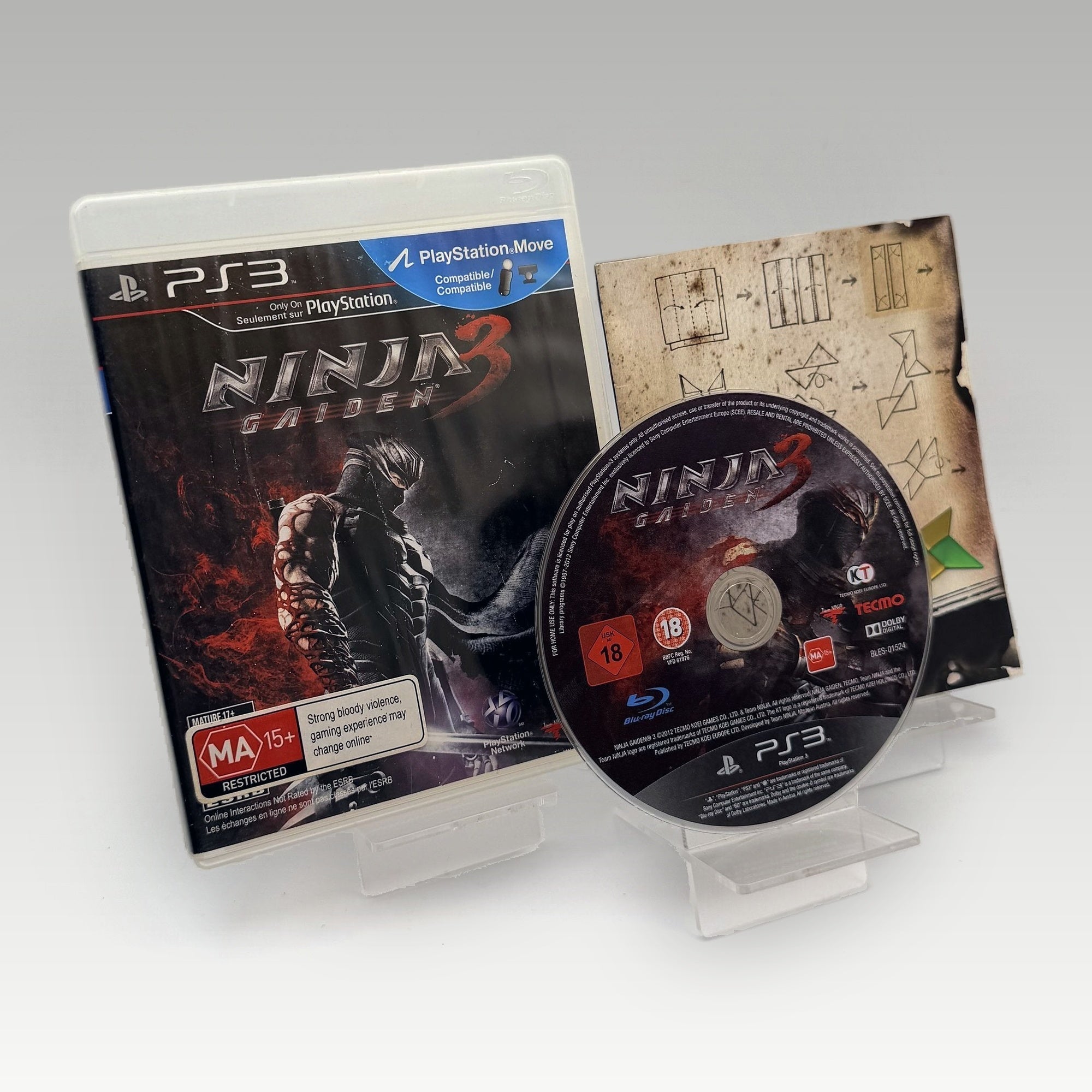Ninja Gaiden 3 Artwork Damage • CIB (Region 4, Artwork Damage) - Image 1