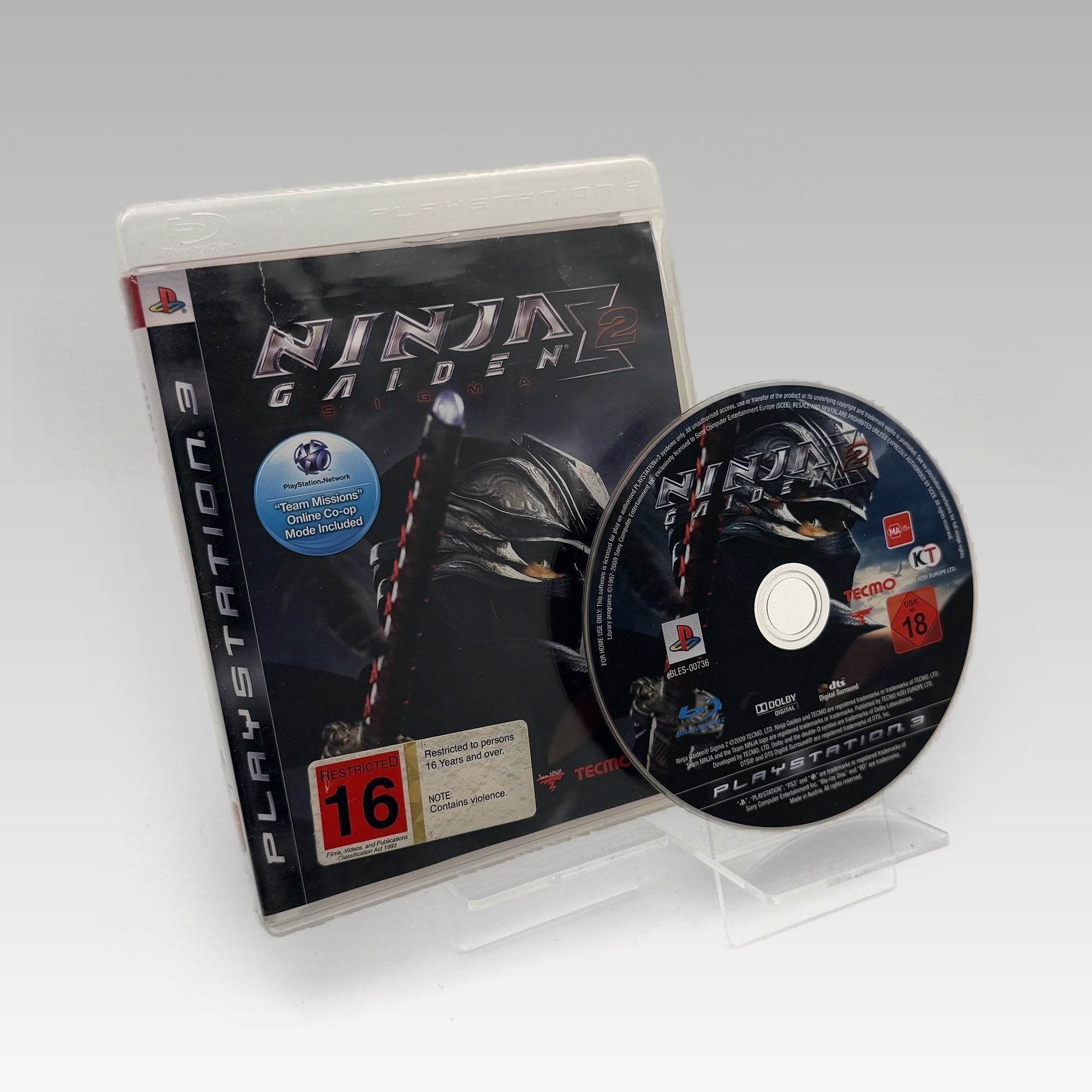 Ninja Gaiden Sigma 2 • No Manual (Region 4) - Image 1