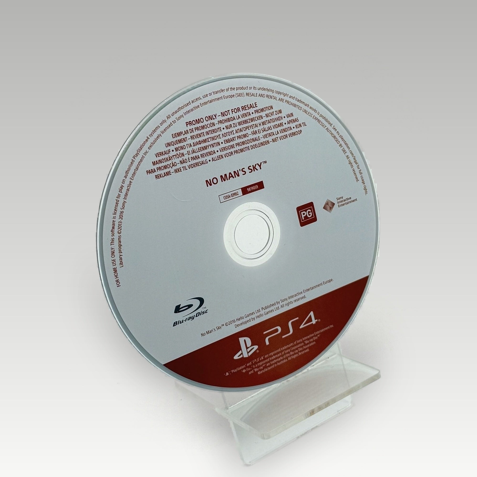 No Man's Sky (Not For Resale) Promo • Loose (Region 4, Promo) - Image 1