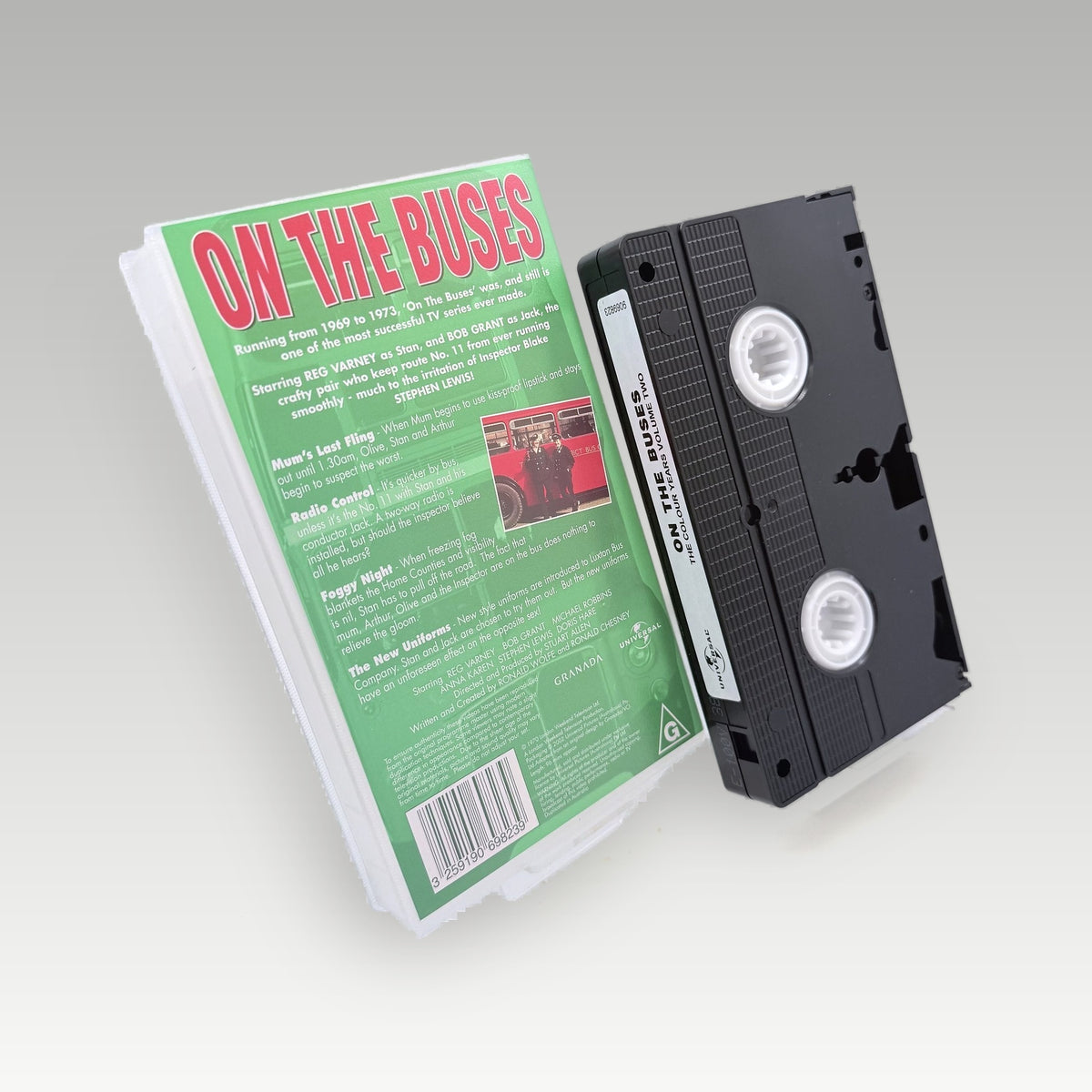 On the Buses (1969) The Colour Years • CIB (PAL) - Back Cover | Yappa NZ