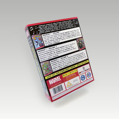 Original Spider-Man - Season 1 • CIB (Region 2) - Back Cover | Yappa NZ