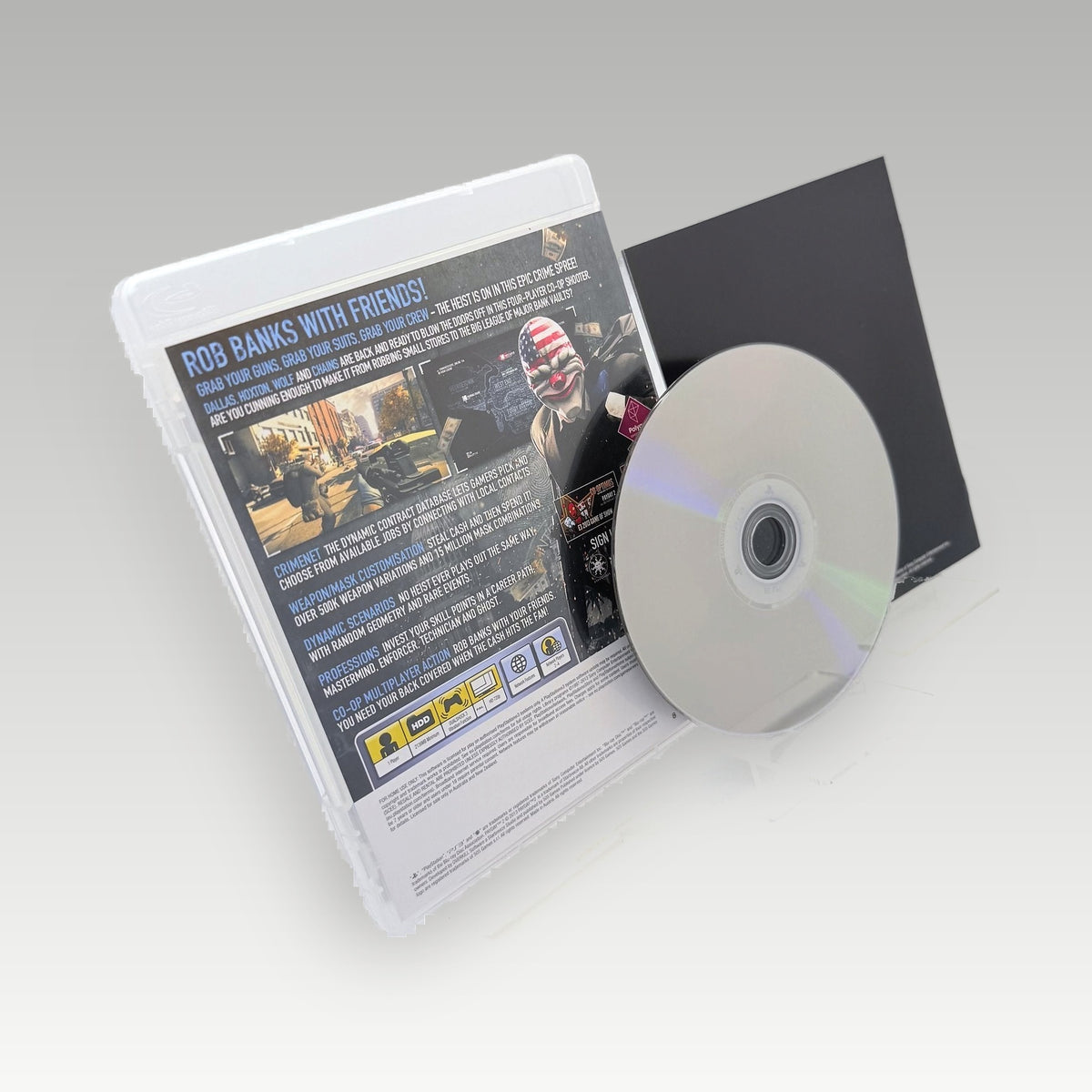 Payday 2 • CIB (Region 4) - Back Cover | Yappa NZ
