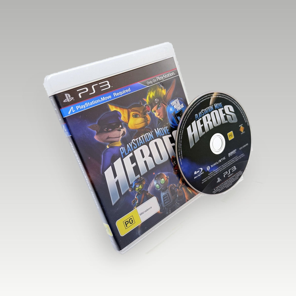 PlayStation Move Heroes • No Manual (Region 4) - Front Cover | Yappa NZ