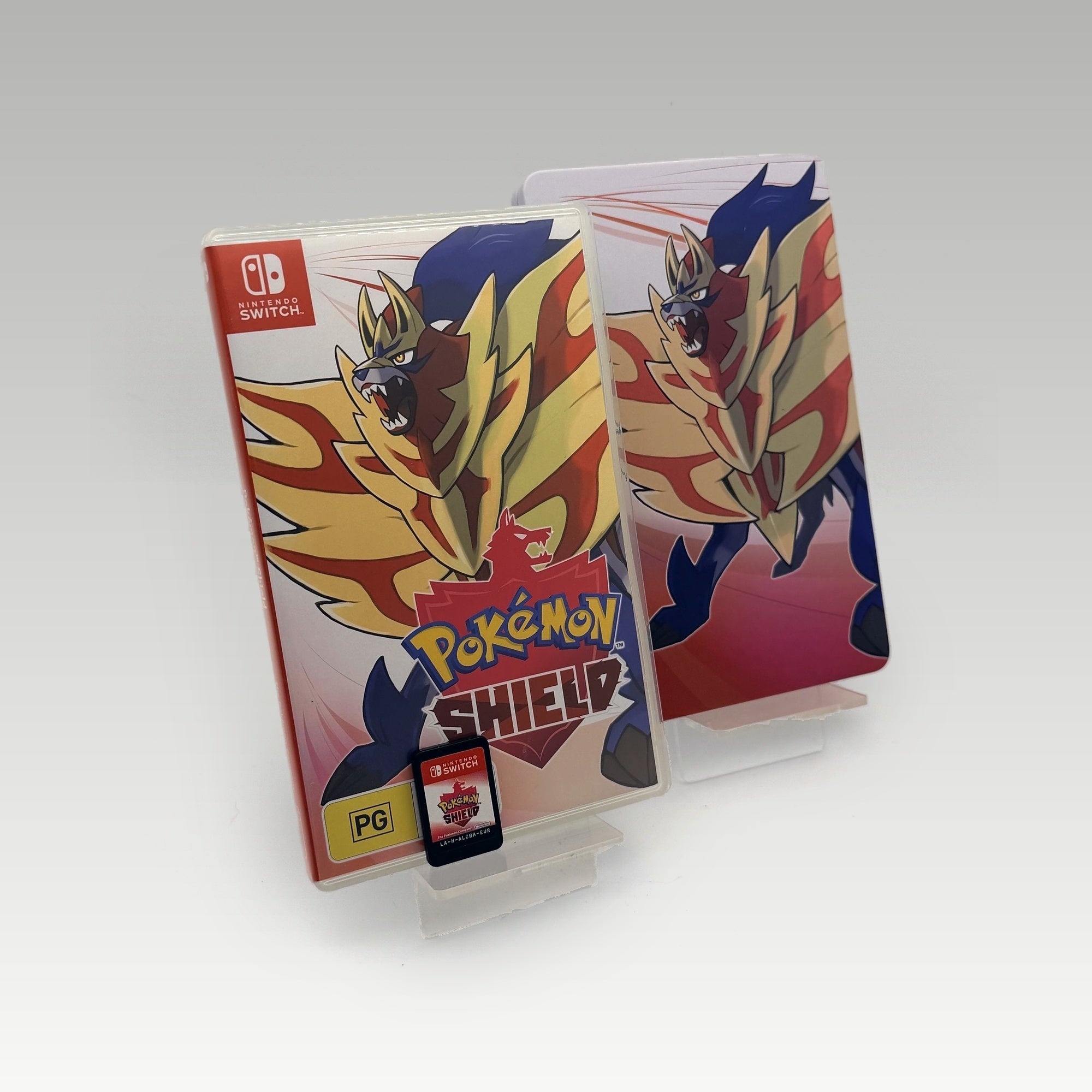 Pokémon Shield Steelbook Edition • CIB (Region 4, Steelbook Edition) - Image 1