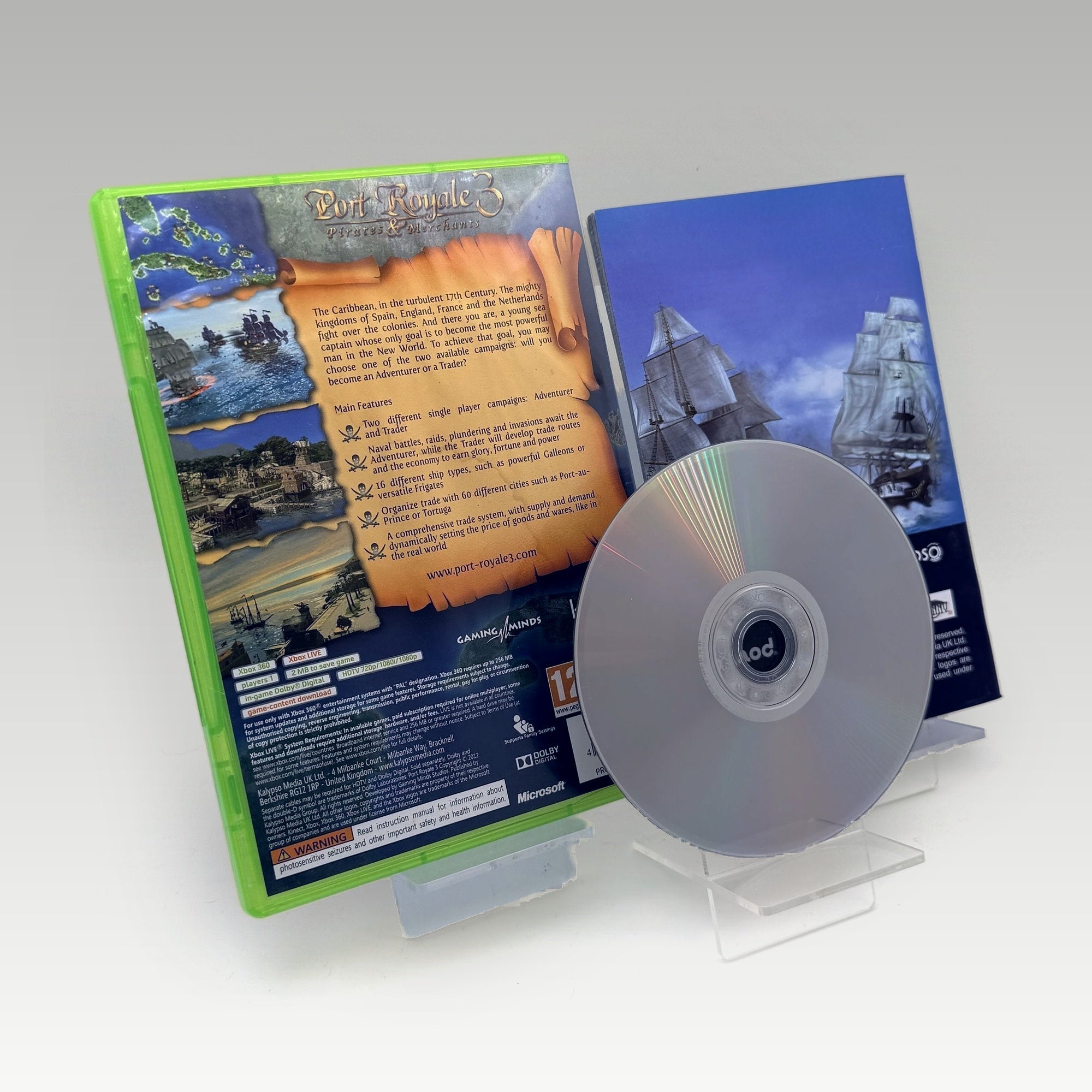 Port Royale 3: Pirates & Merchants Artwork Damage • CIB (PAL, Artwork Damage) - Image 2