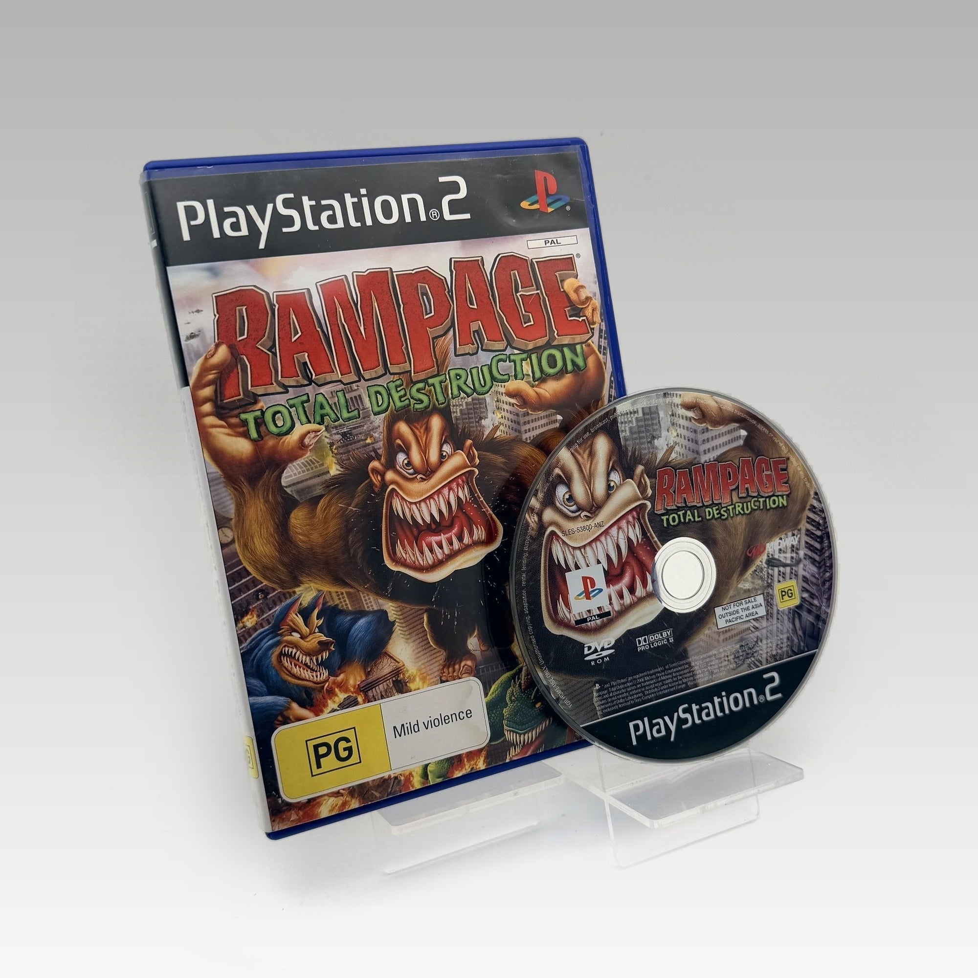 Rampage Total Destruction • No Manual (PAL) - Image 1