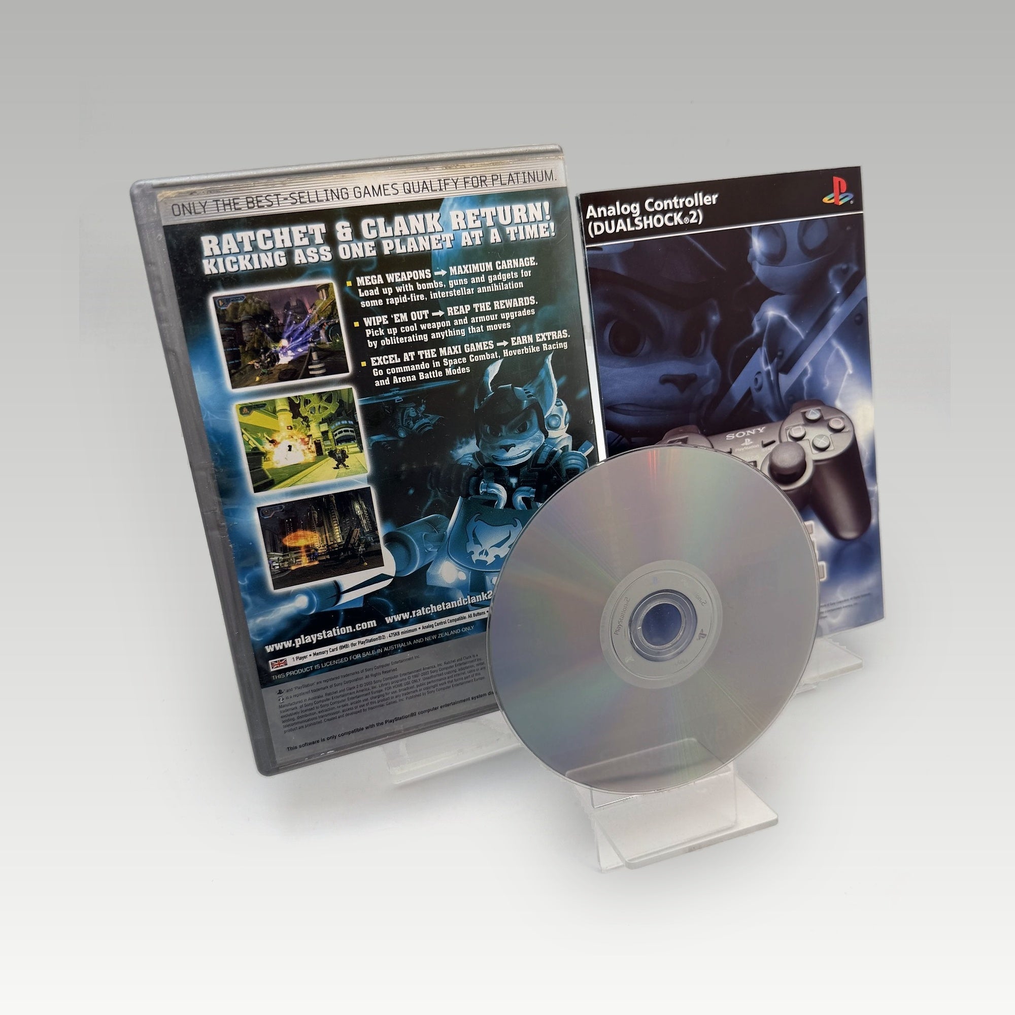 Ratchet & Clank 2: Locked & Loaded (Platinum) • CIB (PAL) - Image 2