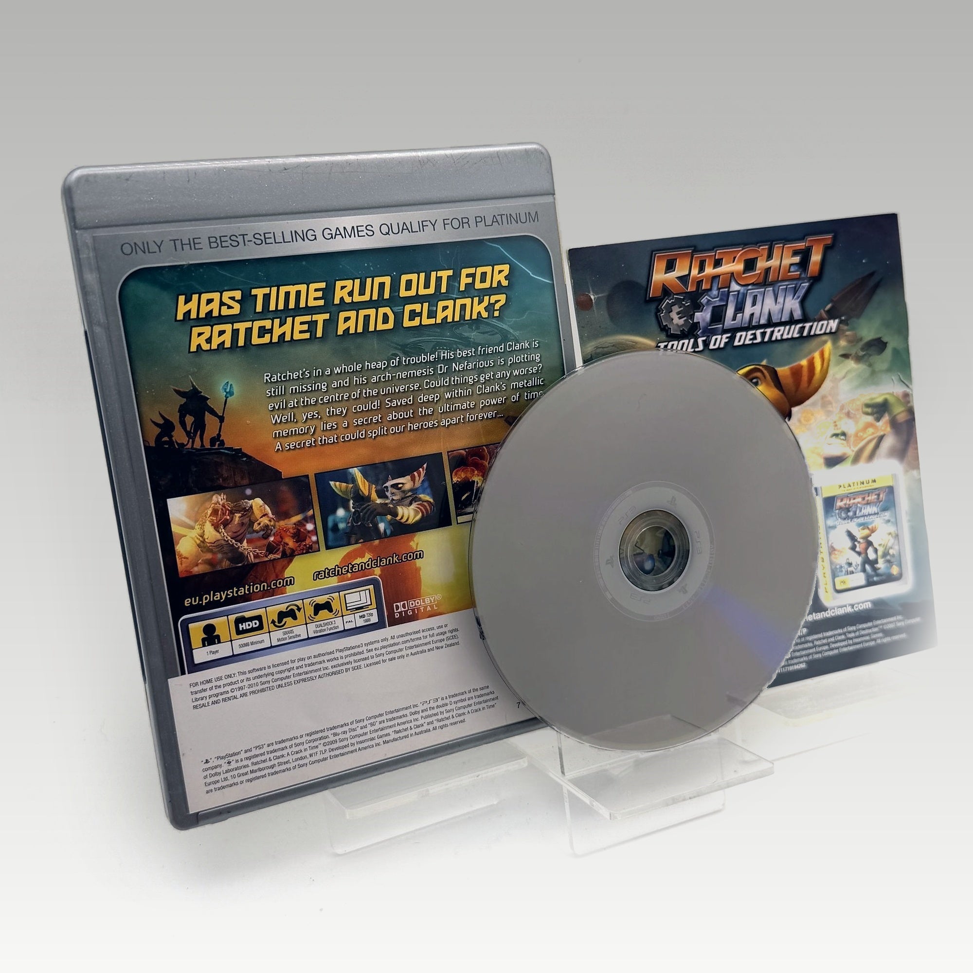 Ratchet & Clank: A Crack in Time (Platinum) • CIB (Region 4) - Image 2