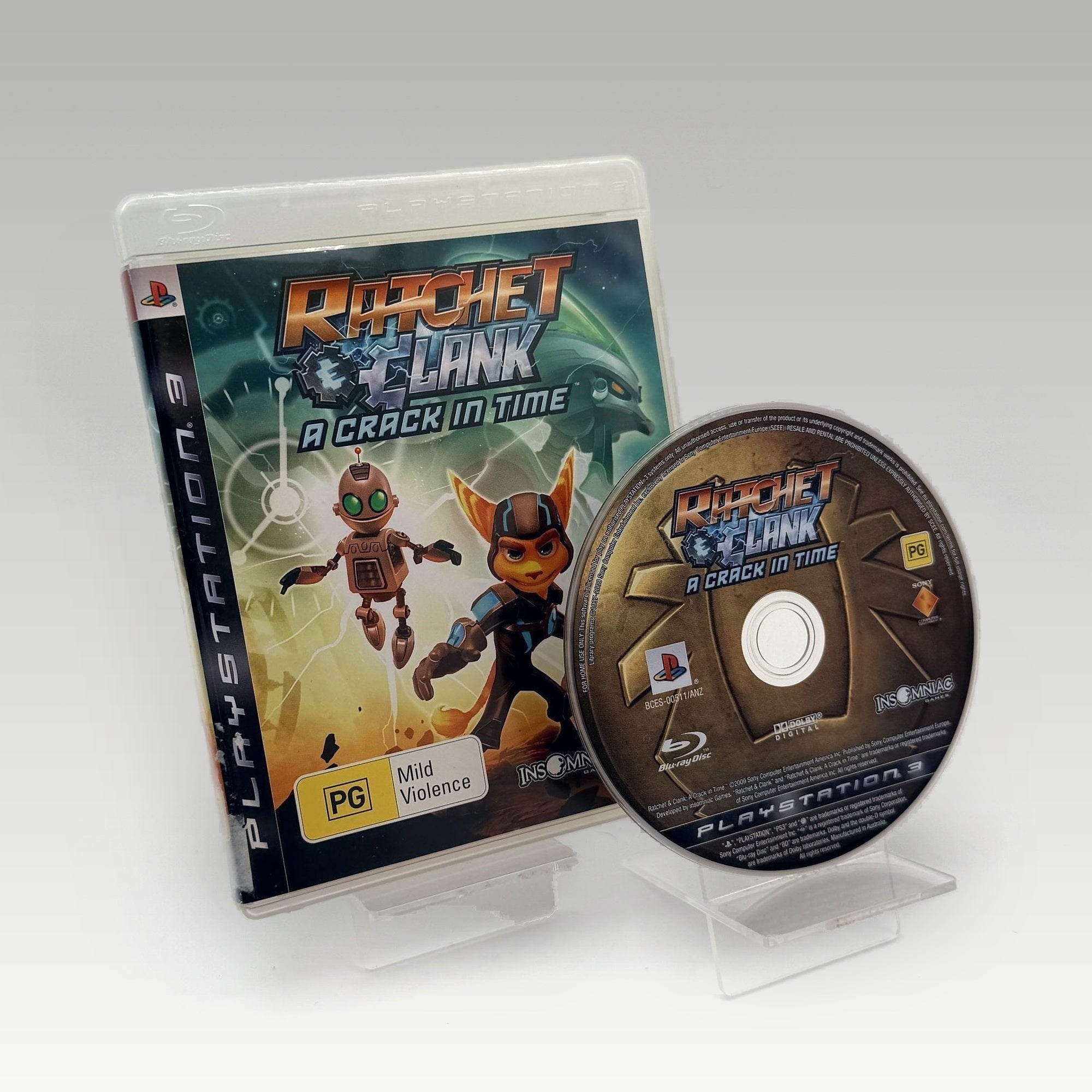 Ratchet & Clank Future: A Crack in Time Artwork Damage • No Manual (Region 4, Artwork Damage) - Image 1