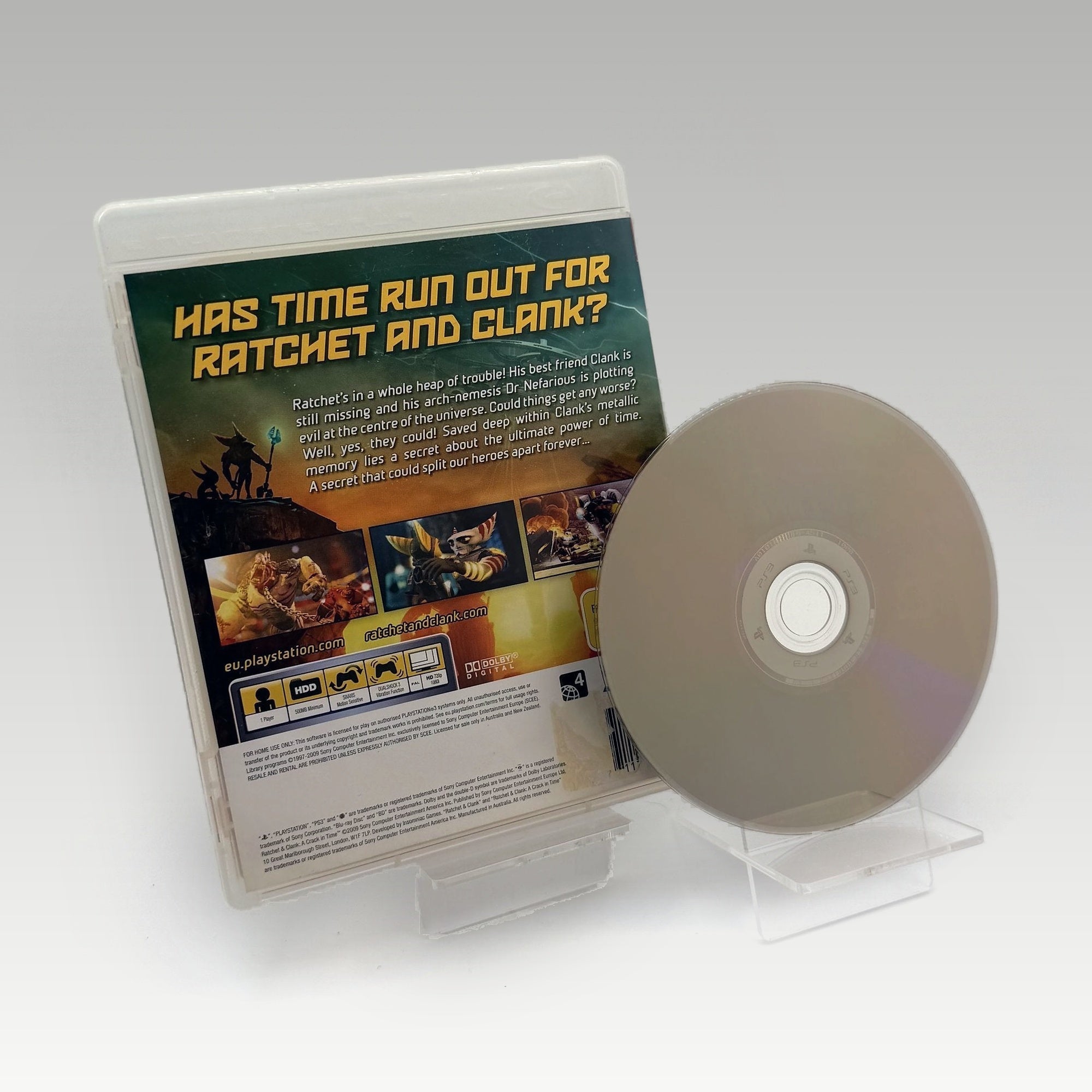 Ratchet & Clank Future: A Crack in Time Artwork Damage • No Manual (Region 4, Artwork Damage) - Image 2