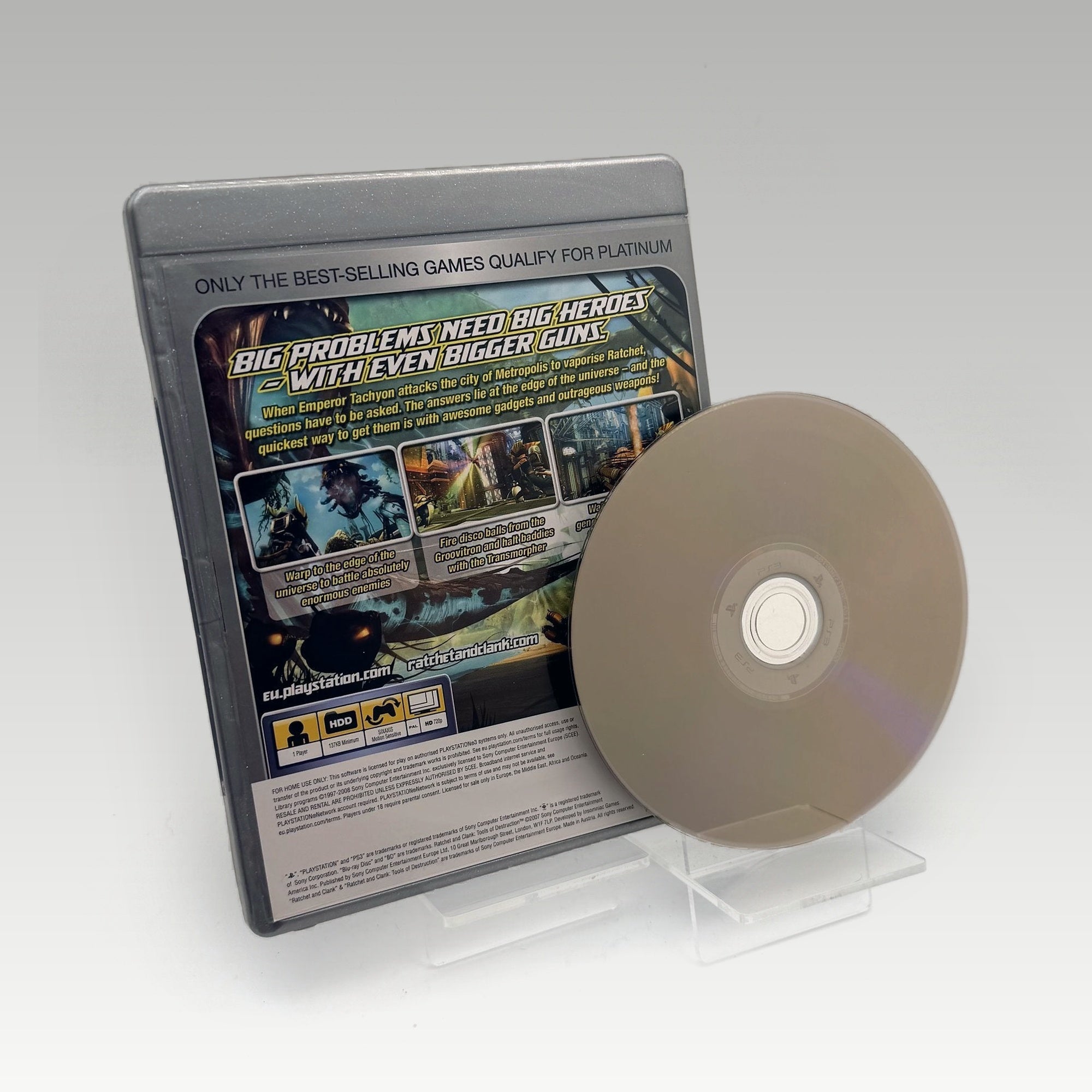 Ratchet & Clank: Tools of Destruction (Platinum) (Platinum) • No Manual (Region 4) - Image 2