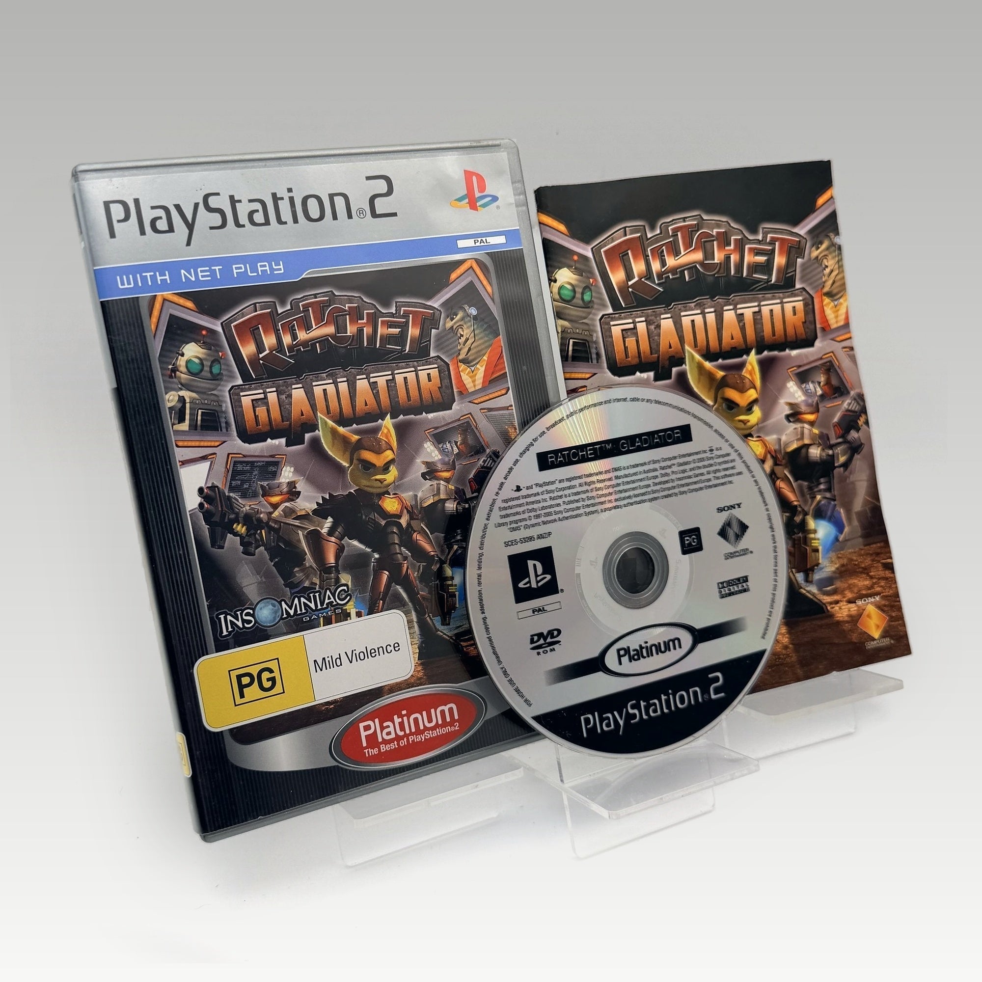 Ratchet: Gladiator (Platinum) • CIB (PAL) - Image 1