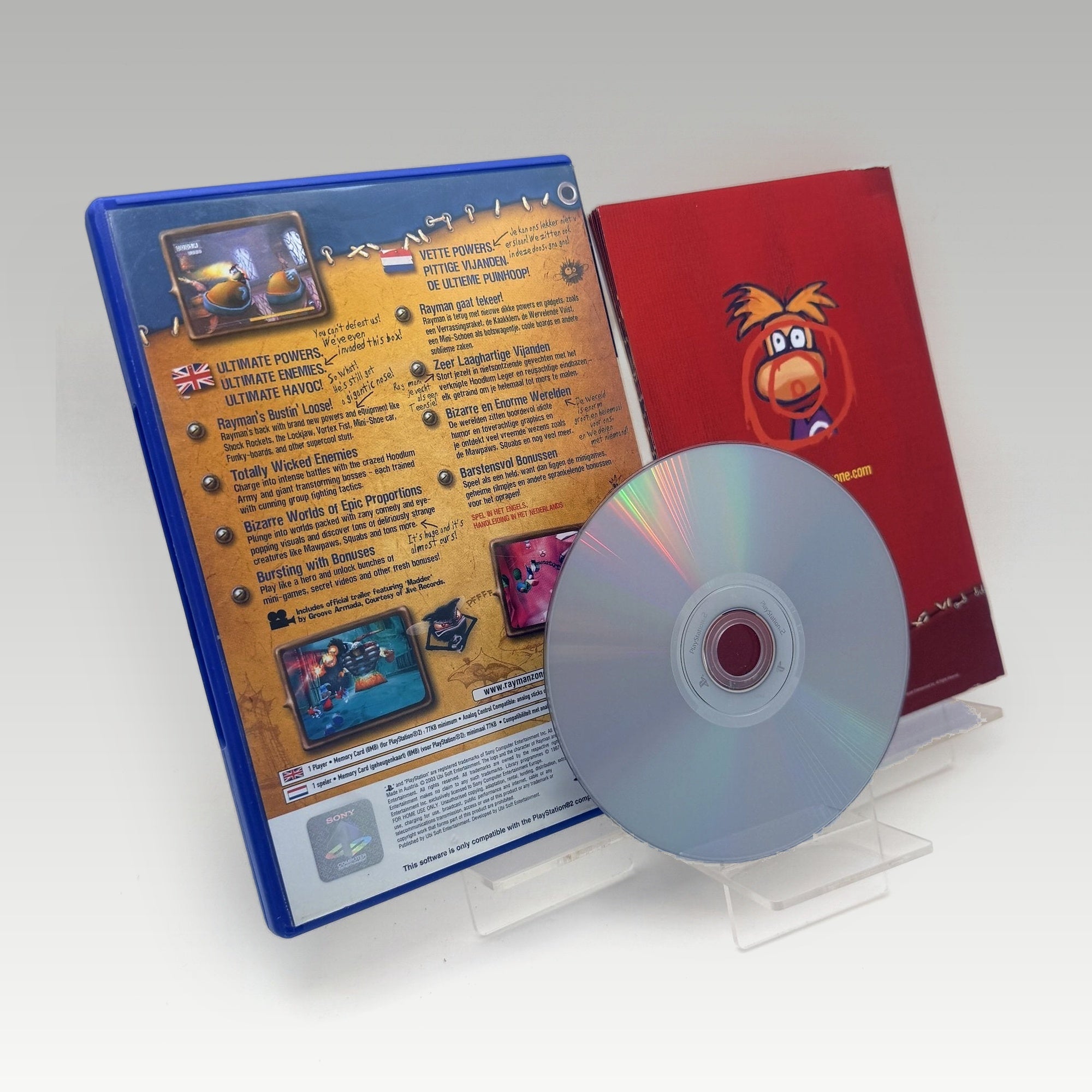 Rayman 3: Hoodlum Havoc Lenticular / Hologram Cover • CIB (PAL, Lenticular / Hologram Cover) - Image 2