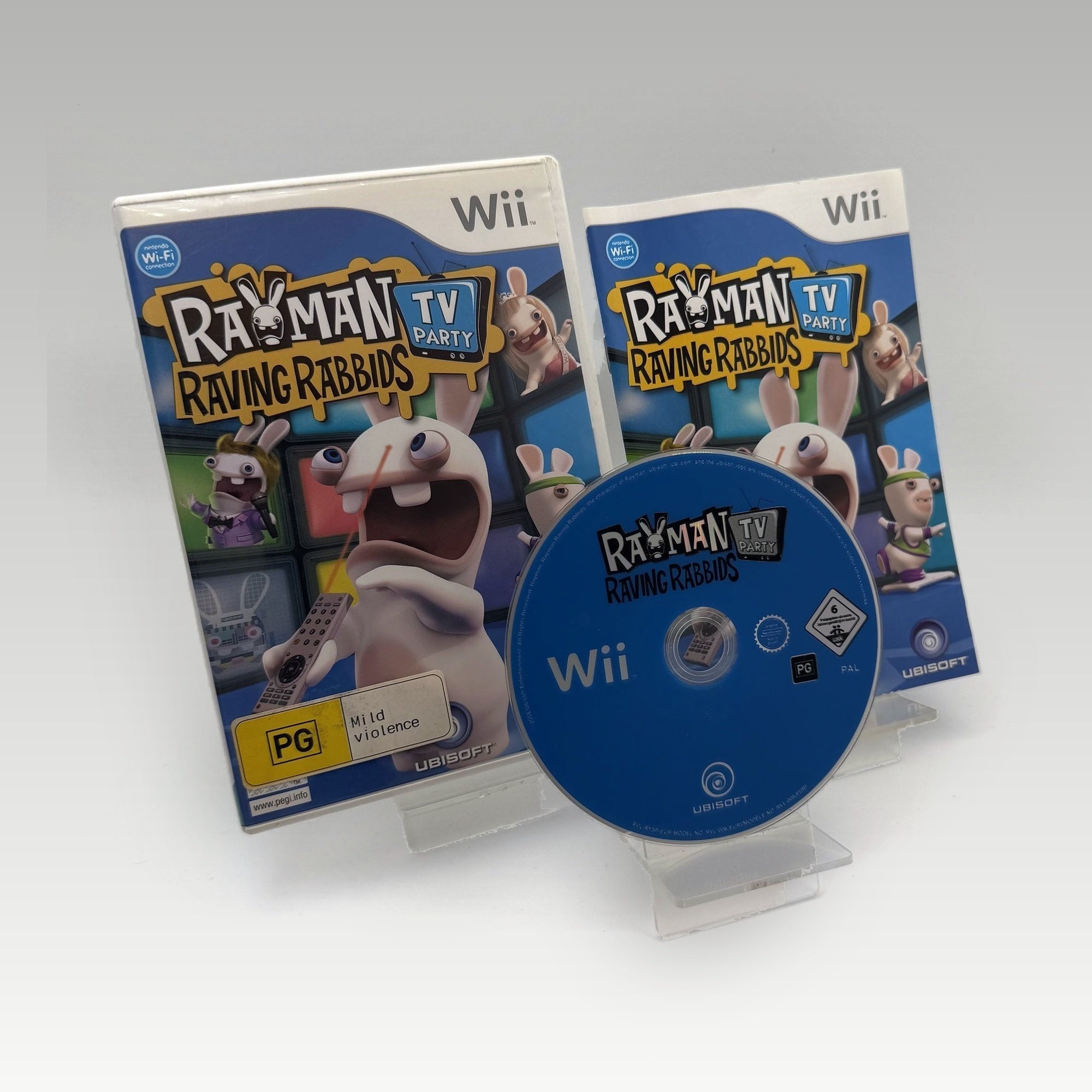 Rayman Raving Rabbids: TV Party • CIB (PAL) - Image 1