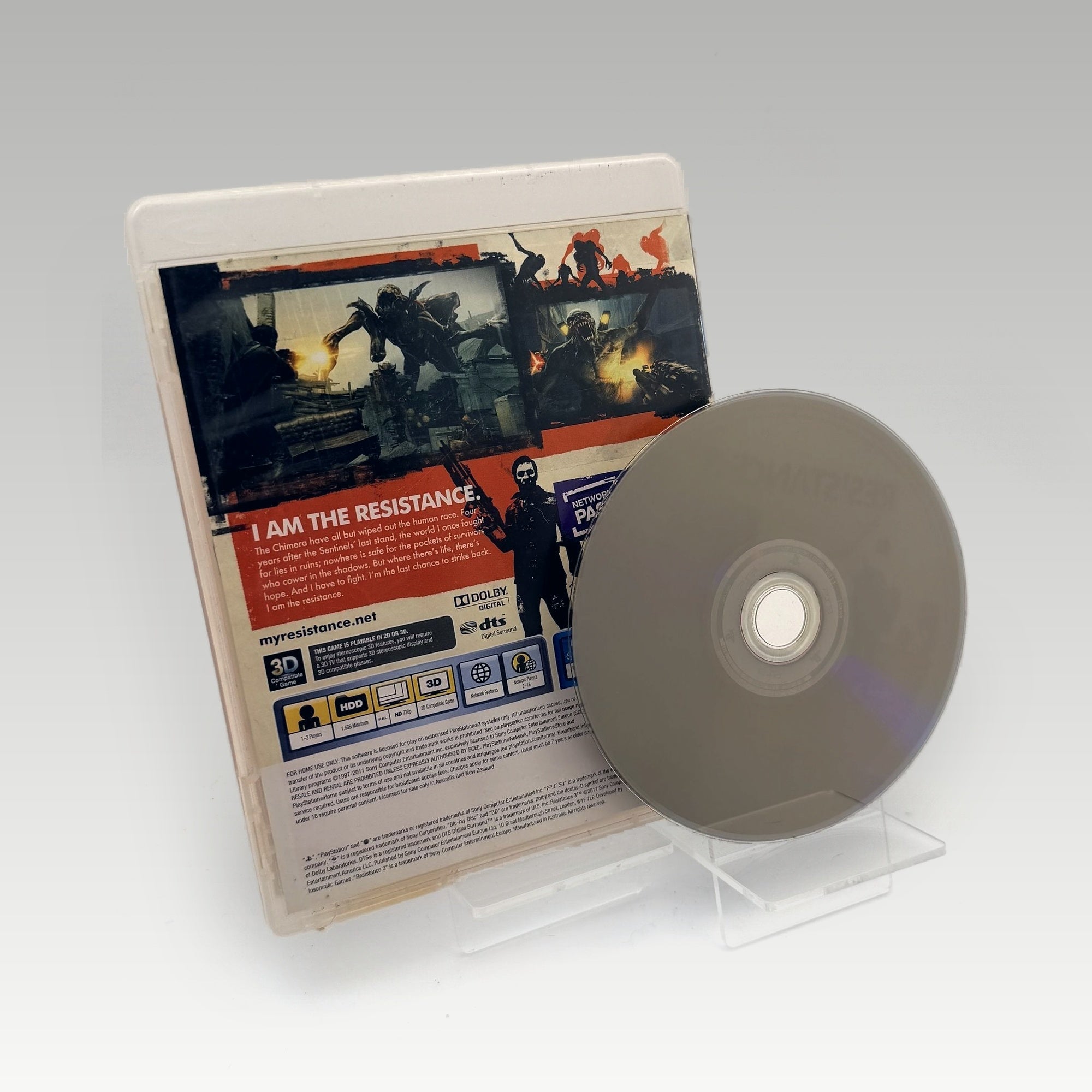 Resistance 3 • No Manual • Ex-Rental (Region 4) - Image 2