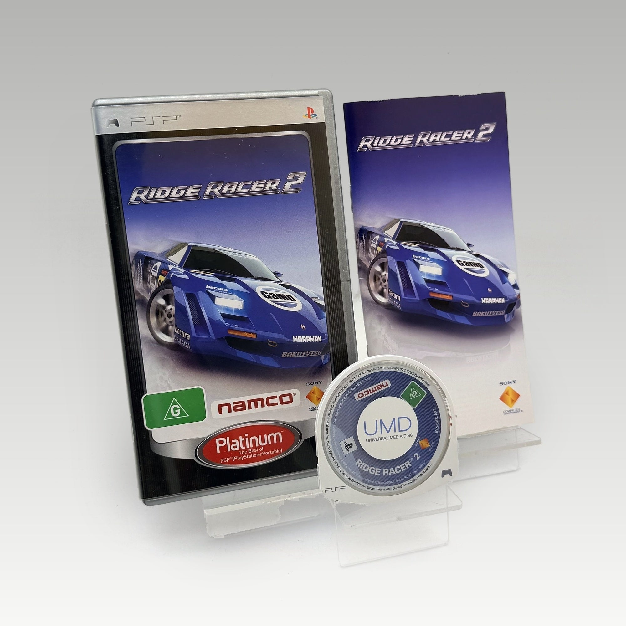 Ridge Racer 2 (Platinum) • CIB (PAL) - Image 1