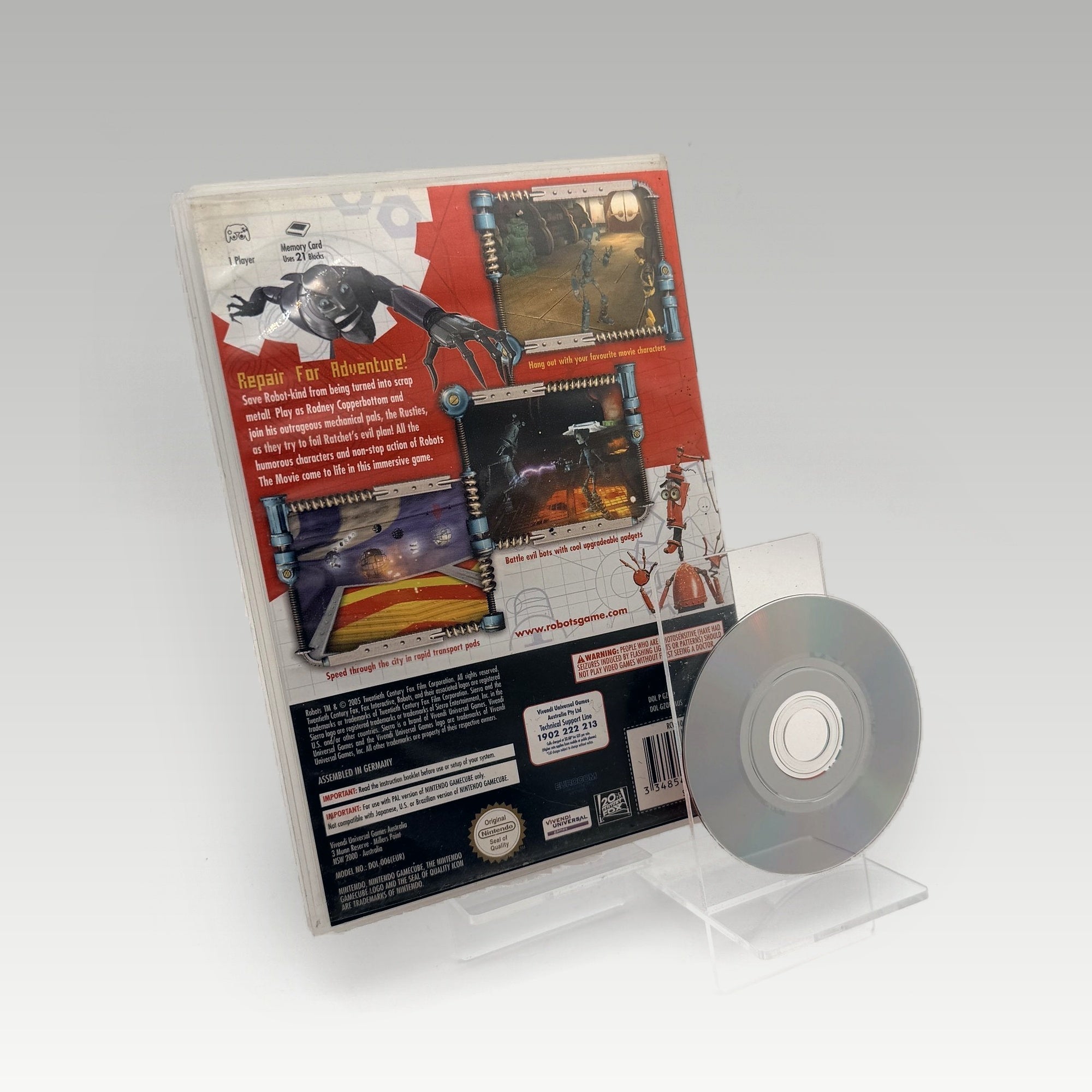Robots • CIB • Ex-Rental (PAL) - Image 2