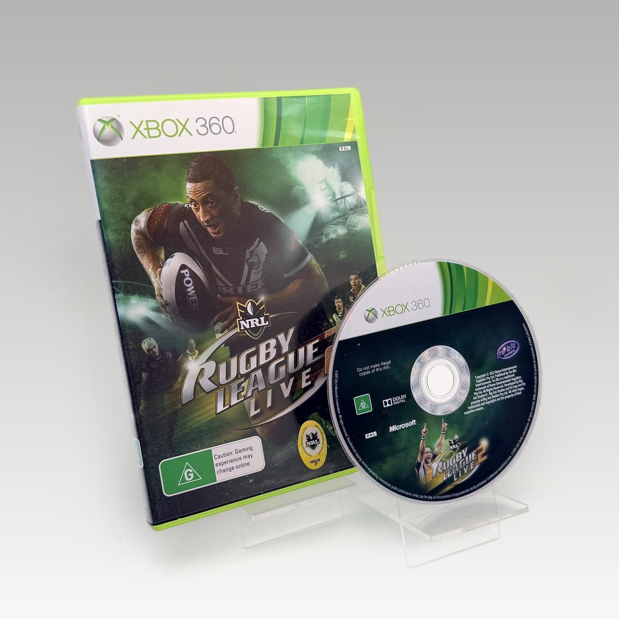 Rugby League Live 2 • No Manual (PAL) - Image 1