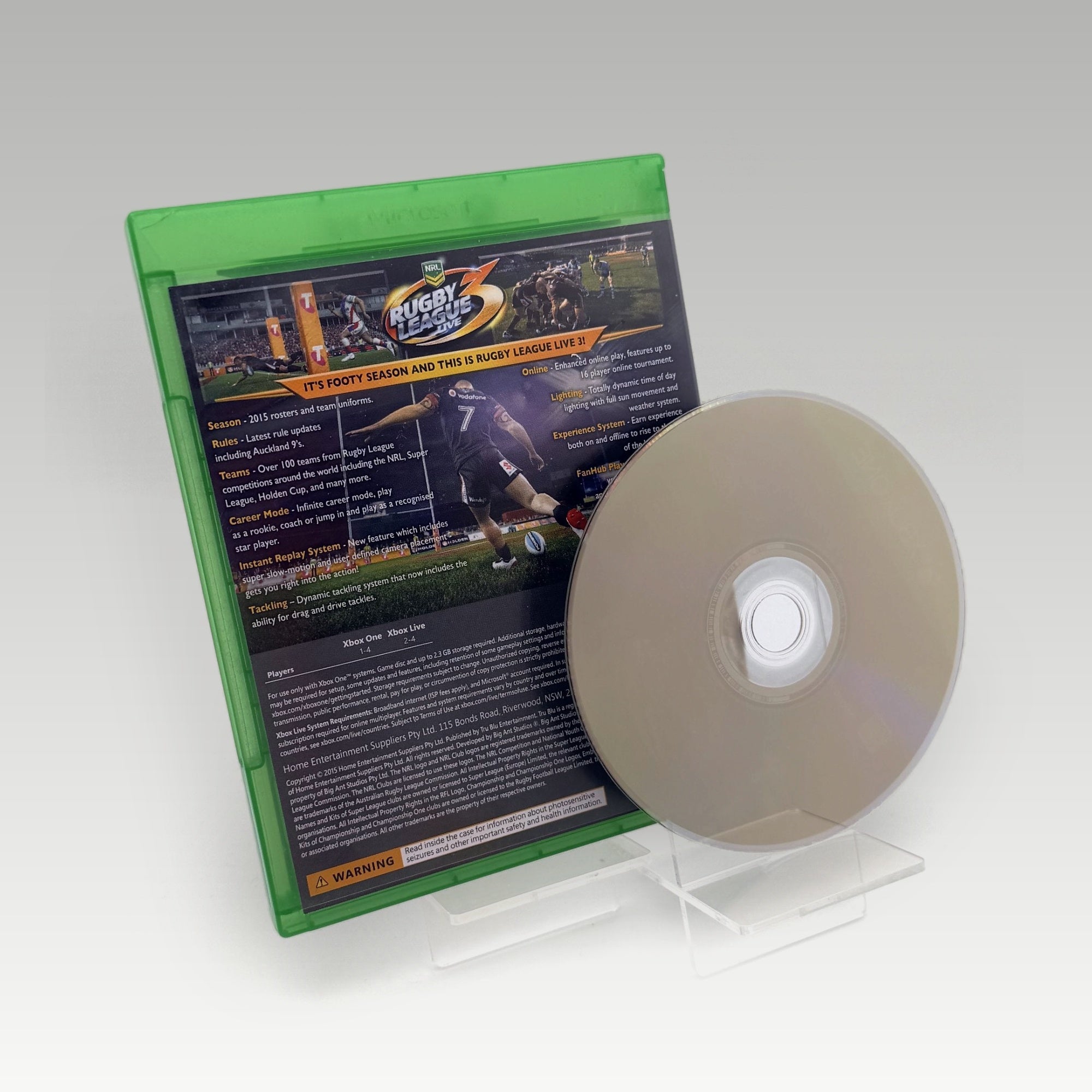 Rugby League Live 3 • CIB (PAL) - Image 2
