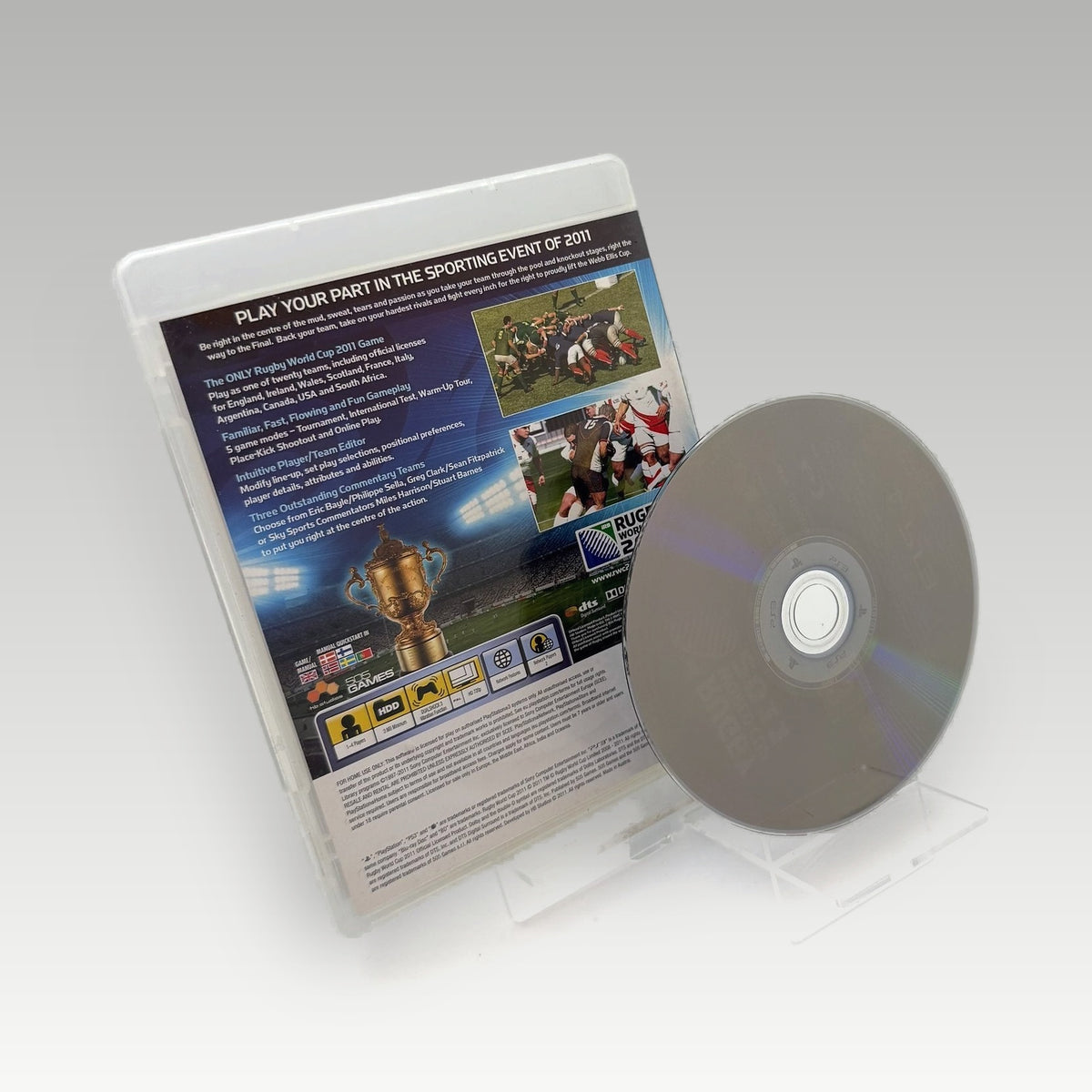 Rugby World Cup 2011 • No Manual (Region 2) - Back Cover | Yappa NZ