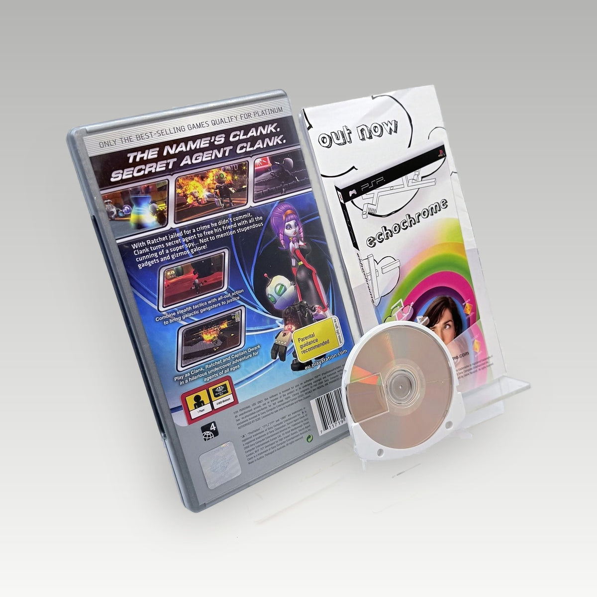 Secret Agent Clank (Platinum) • CIB (PAL) - Back Cover | Yappa NZ