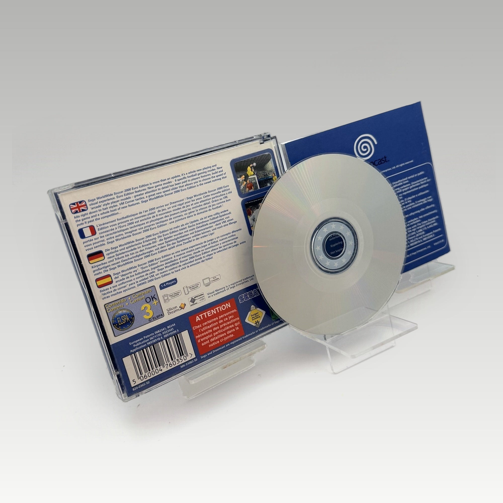 Sega Worldwide Soccer 2000: Euro Edition • CIB (PAL) - Image 2