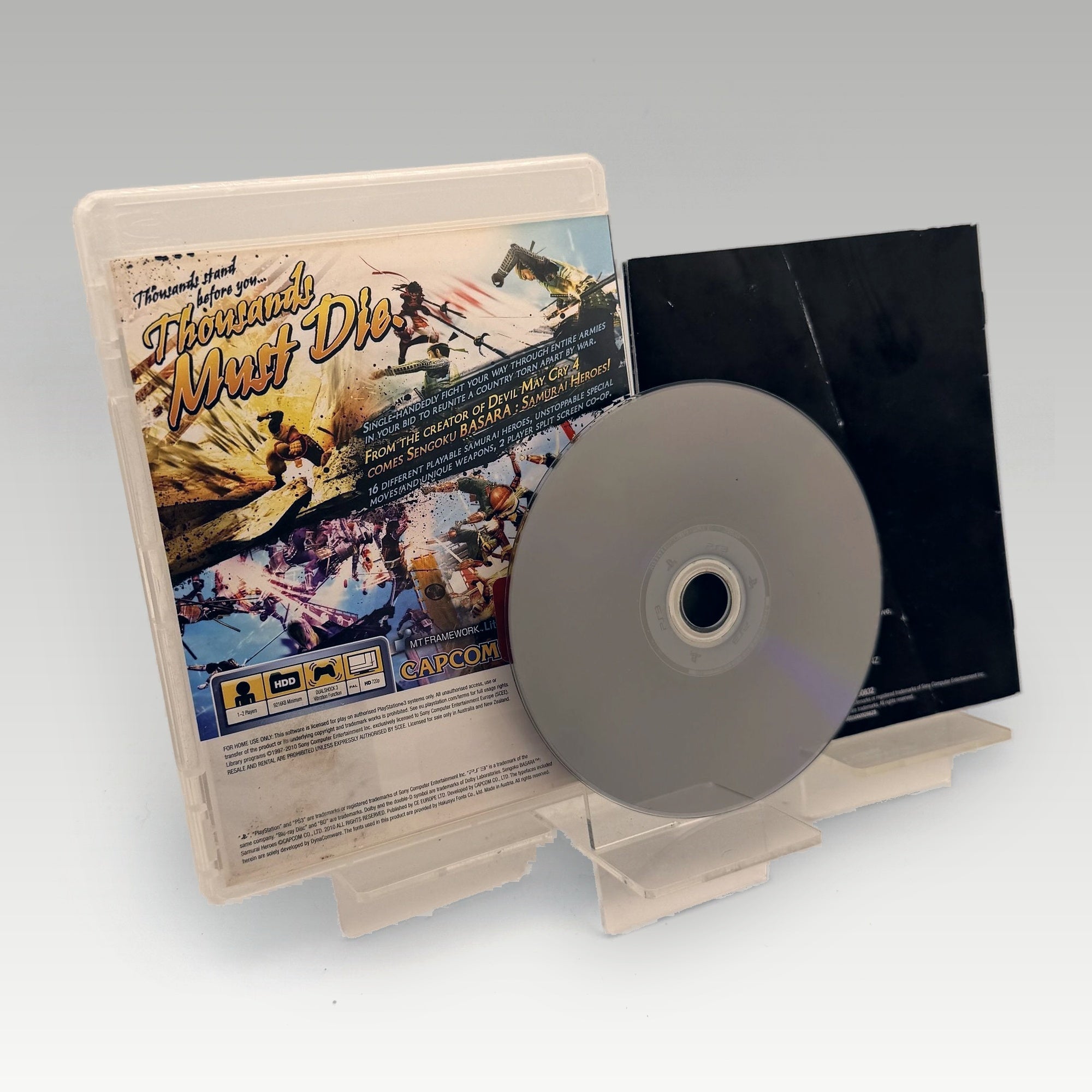 Sengoku Basara: Samurai Heroes • CIB • Ex-Rental (Region 2) - Image 2