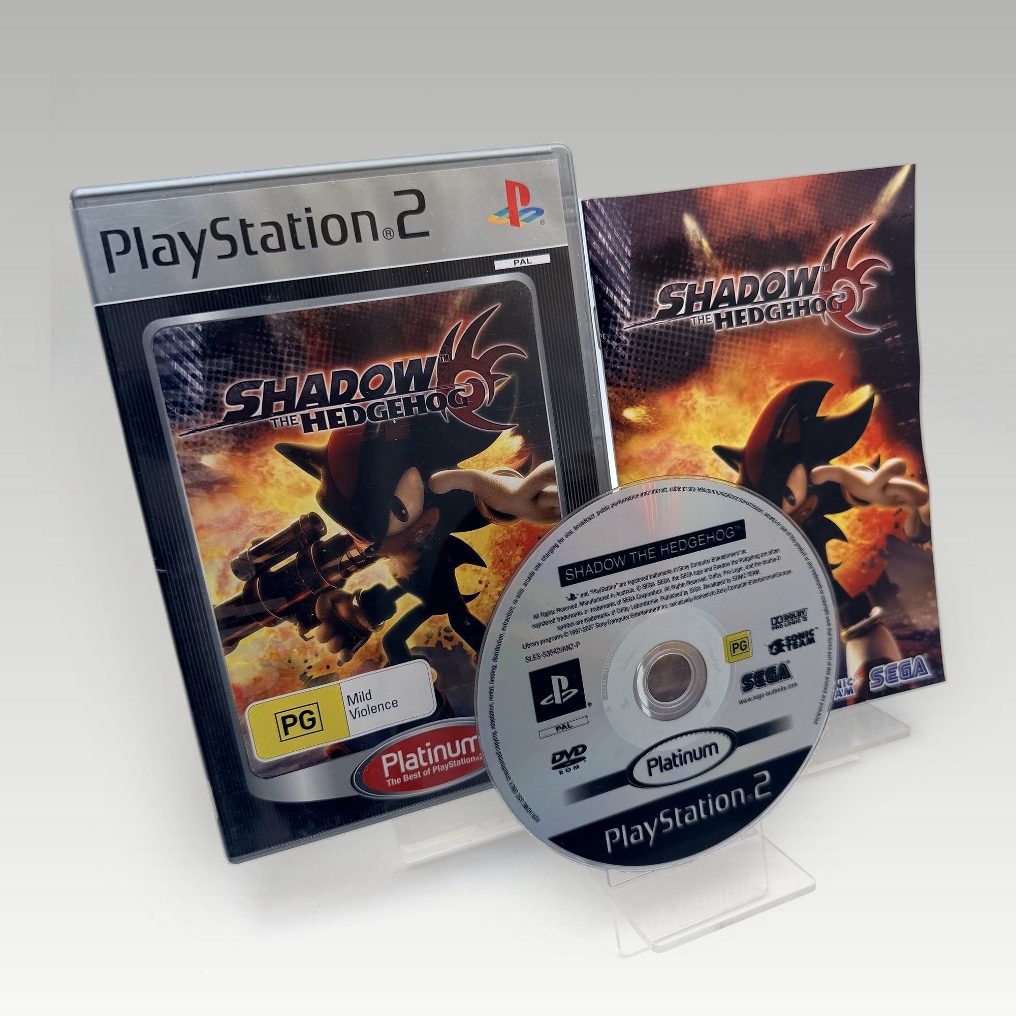 Shadow the Hedgehog (Platinum) • CIB (PAL) - Image 1